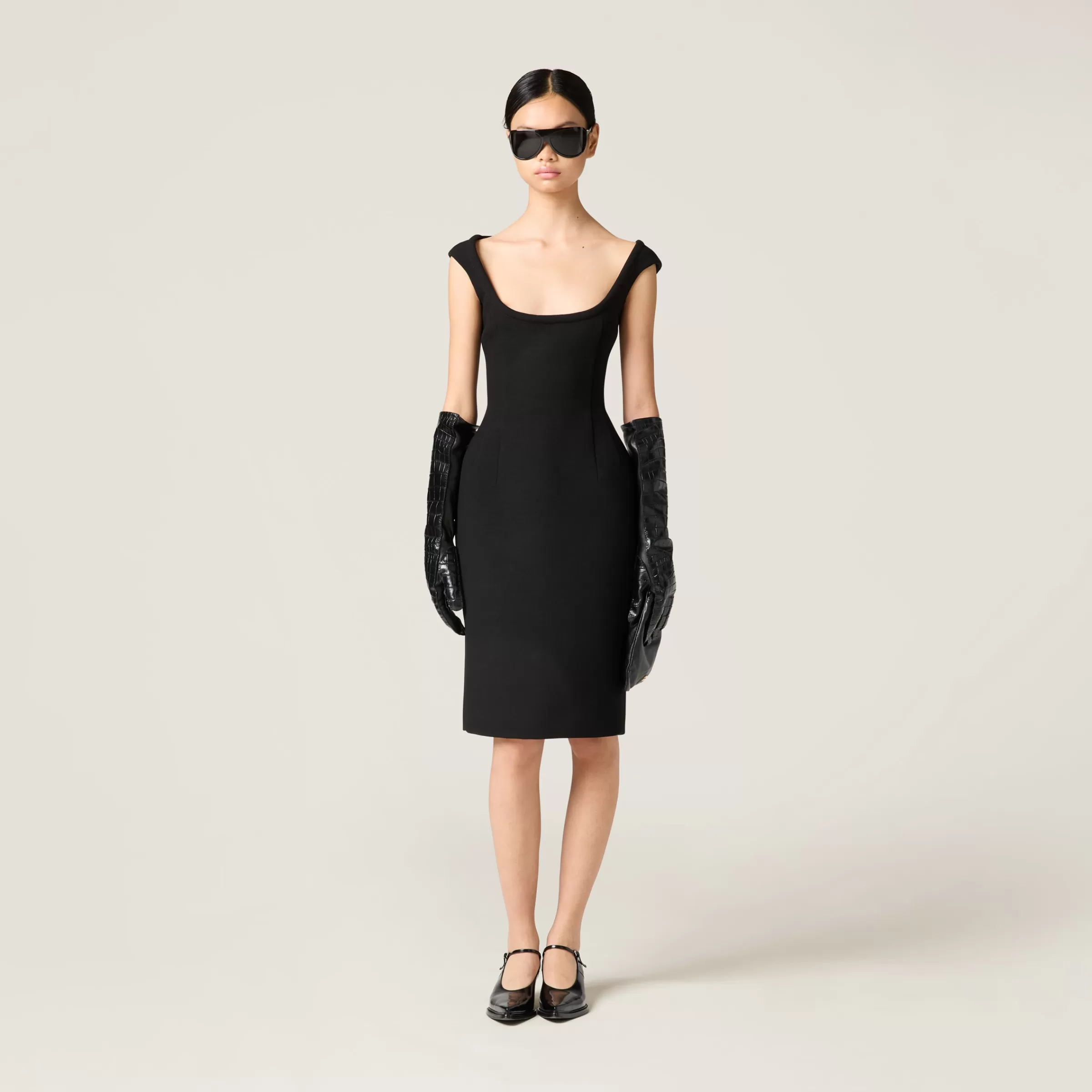 Natté dress>Miu Miu Cheap