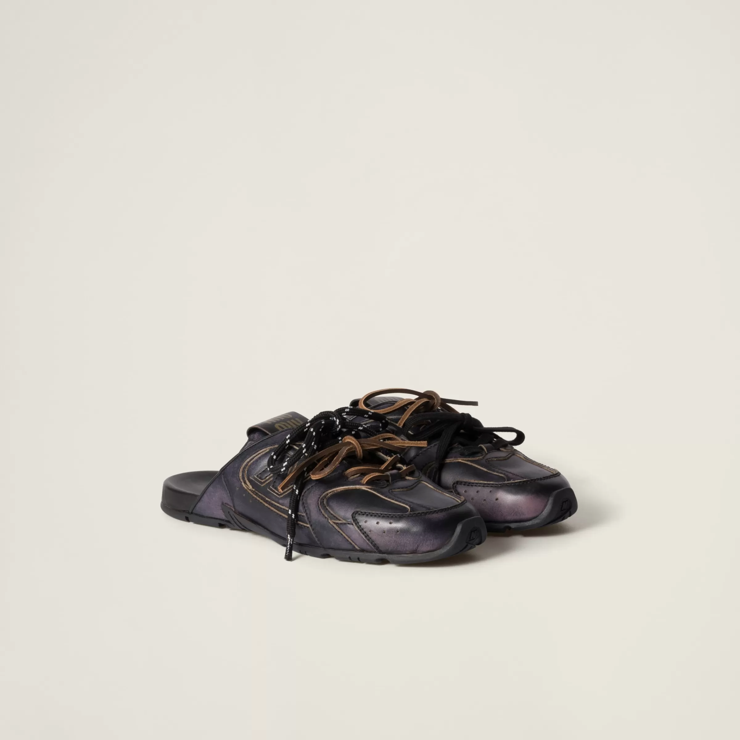 New Balance X 530 SL deco calf leather mules>Miu Miu Online