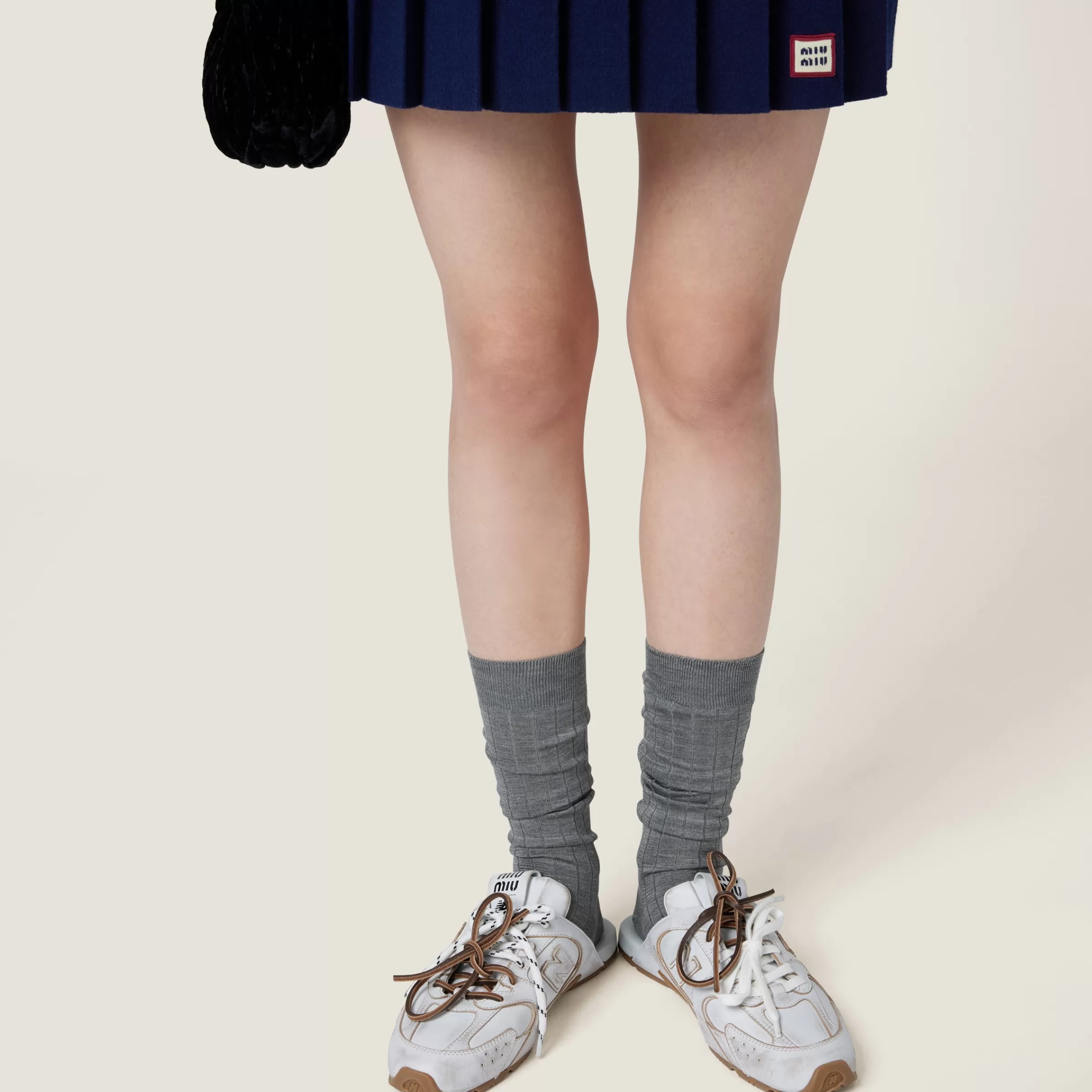 New Balance X 530 SL deco calf leather mules>Miu Miu Best