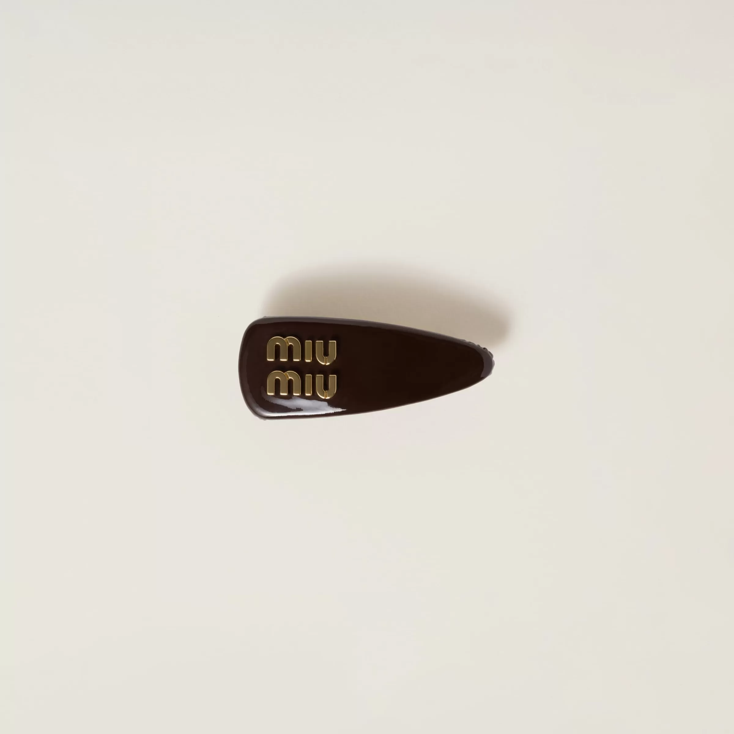 Patent leather hair clip>Miu Miu Sale