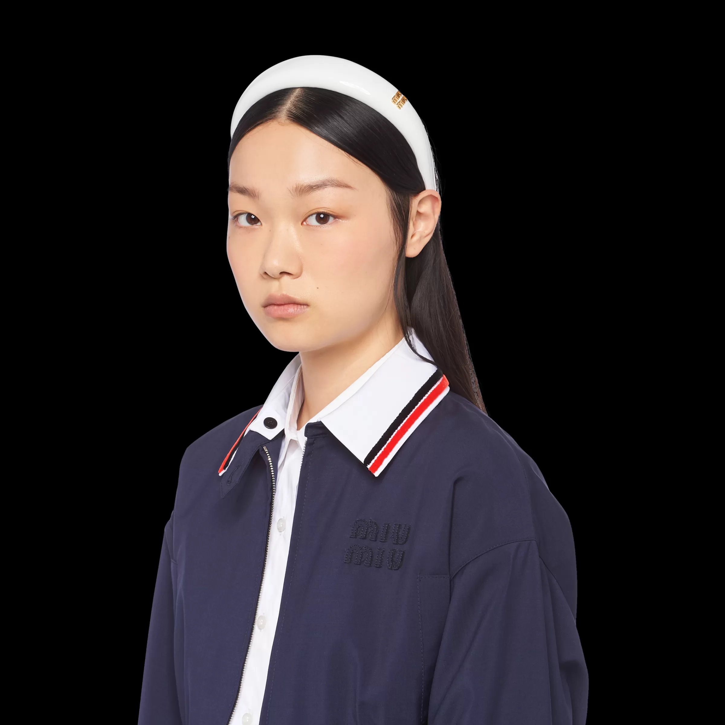 Patent leather headband>Miu Miu Discount