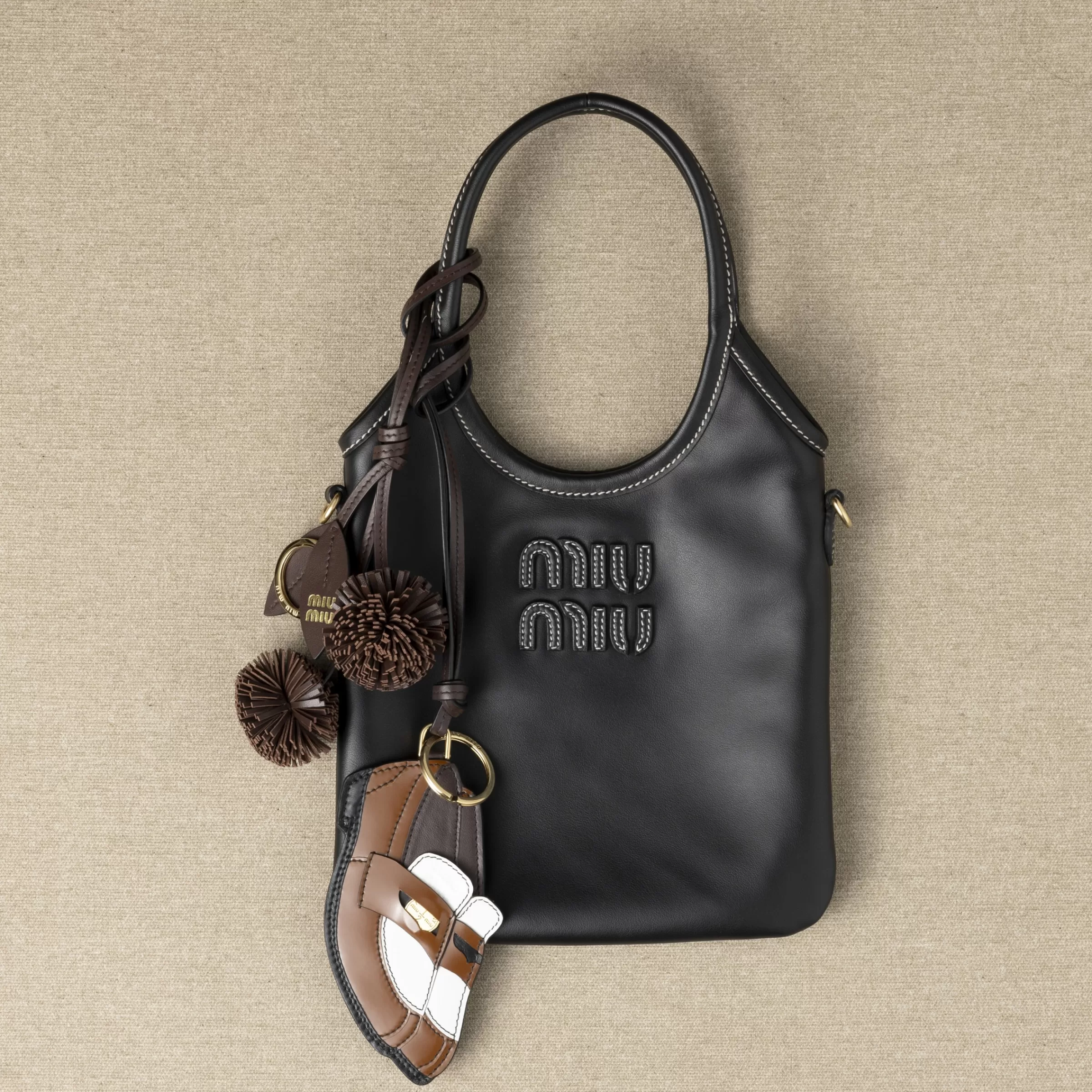 Penny Loafer leather keychain trick>Miu Miu Outlet