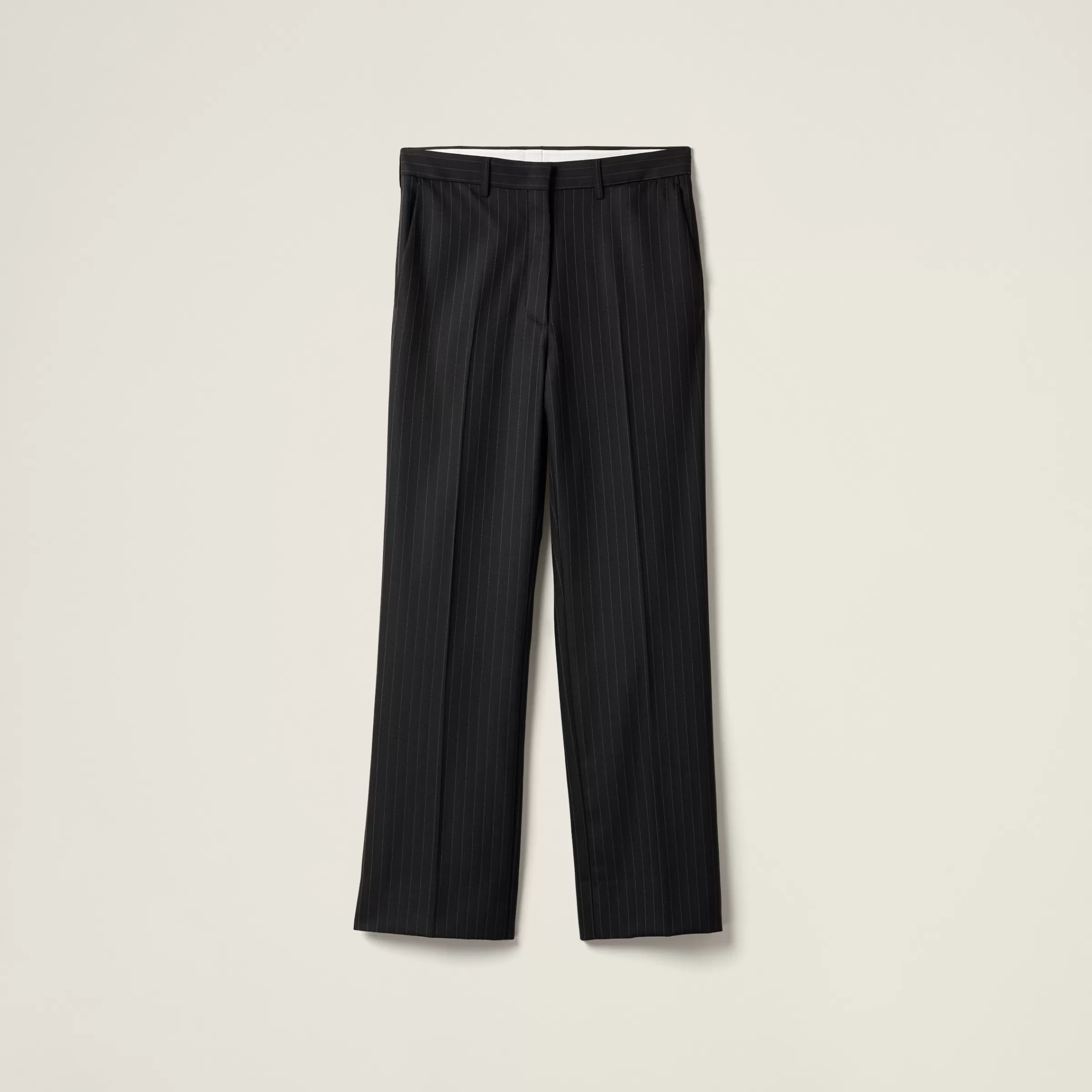 Pinstripe pants>Miu Miu Cheap