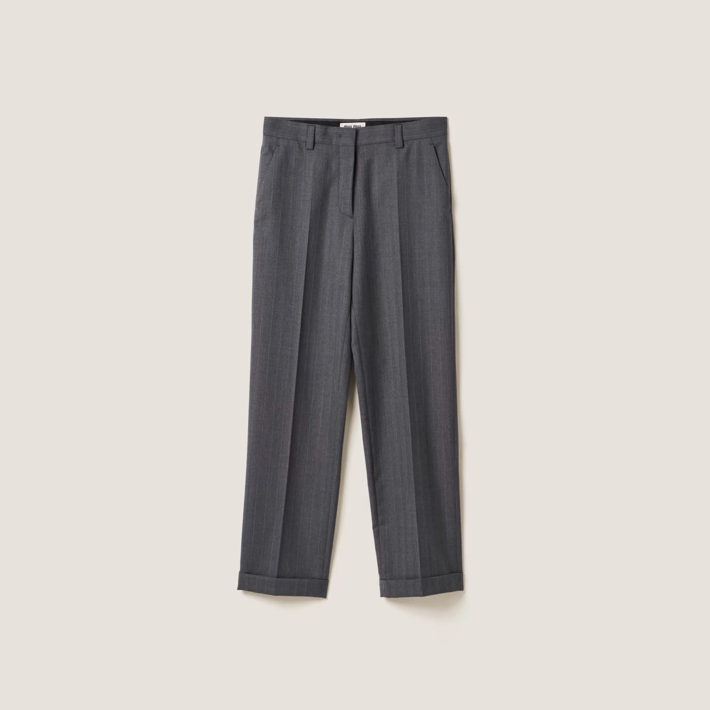 Pinstriped pants>Miu Miu Discount