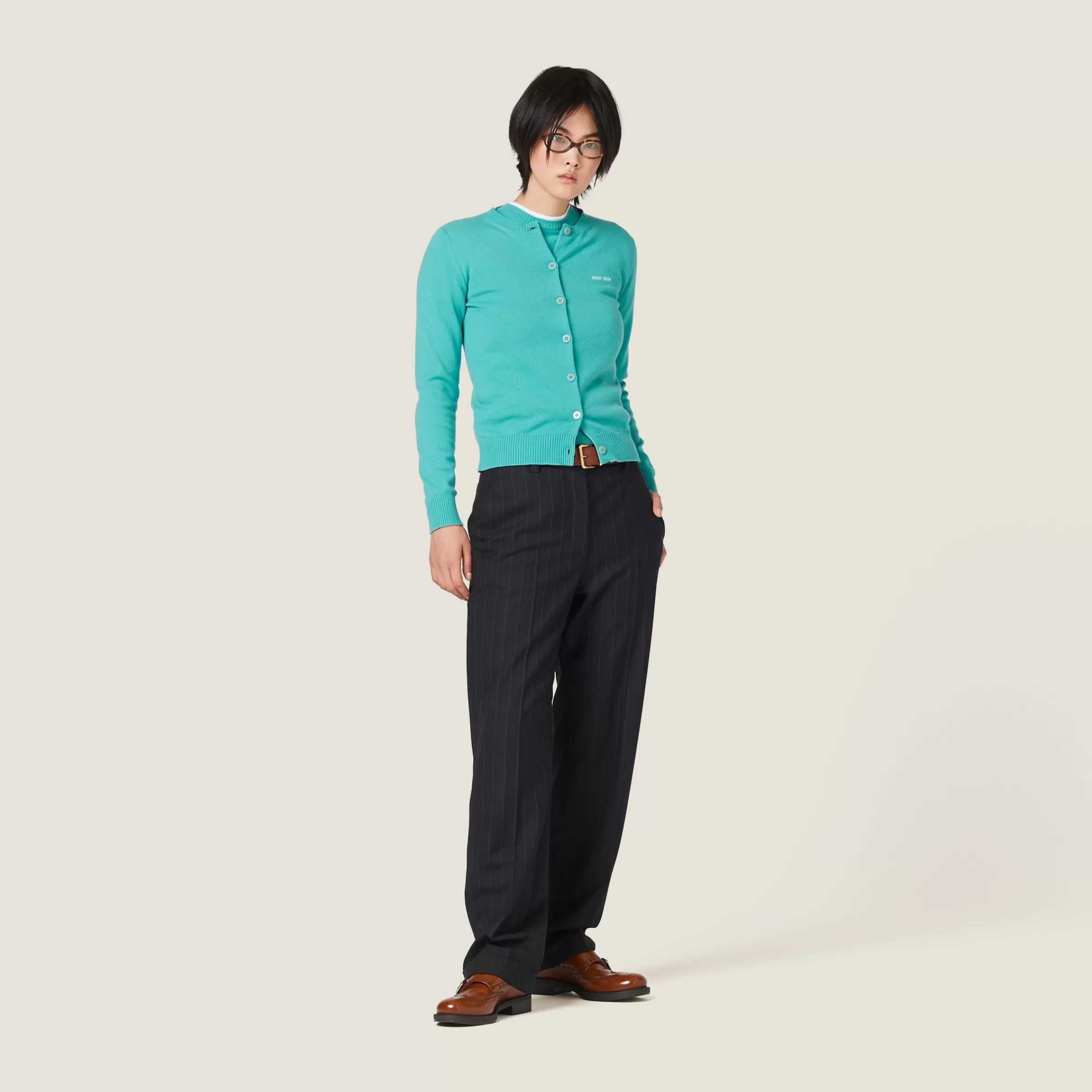 Pinstriped pants>Miu Miu Best