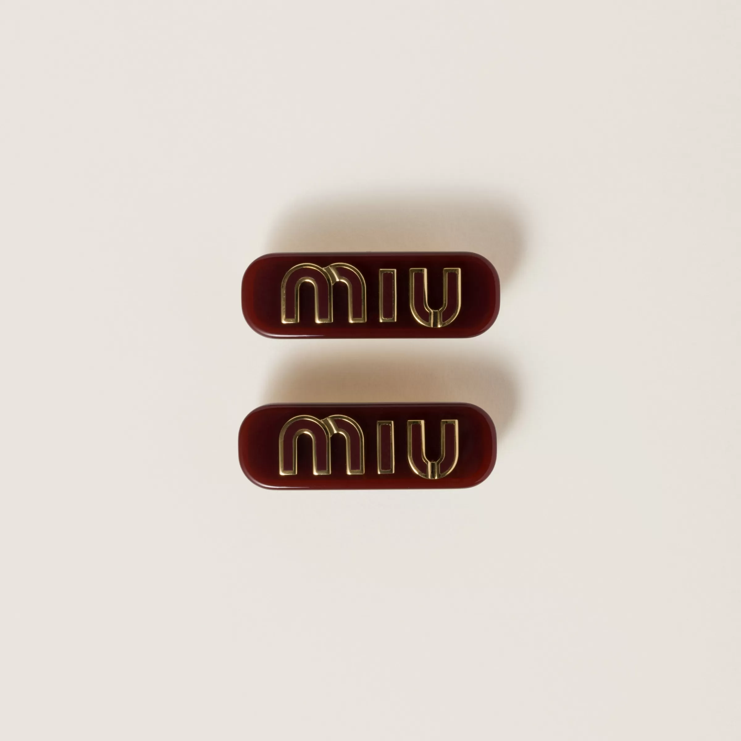 Plexiglas and metal hair clips>Miu Miu Cheap