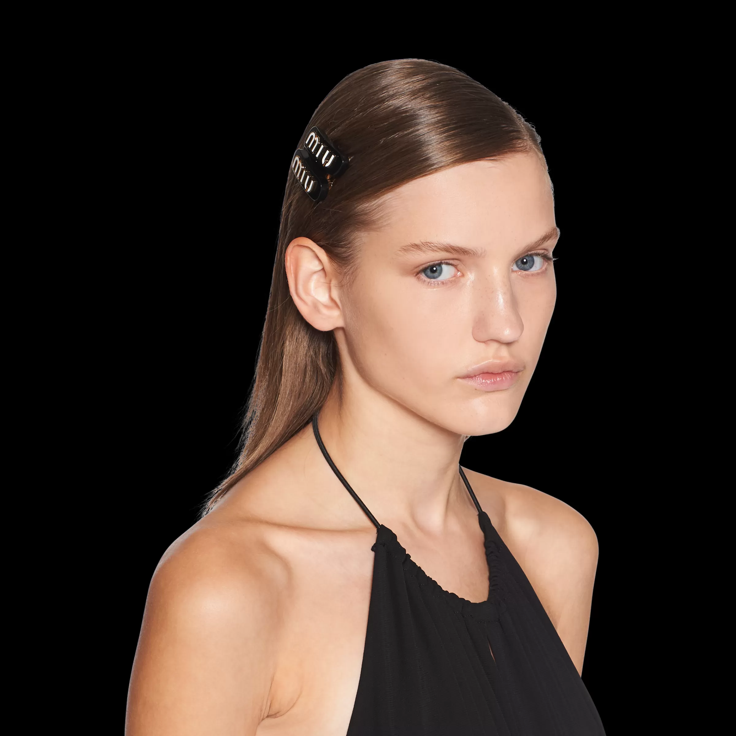 Plexiglas and metal hair clips>Miu Miu Sale