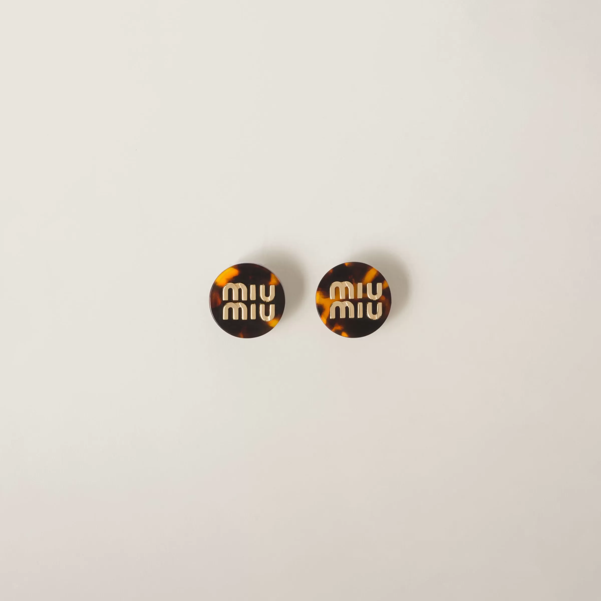 Plexiglas earrings>Miu Miu Shop
