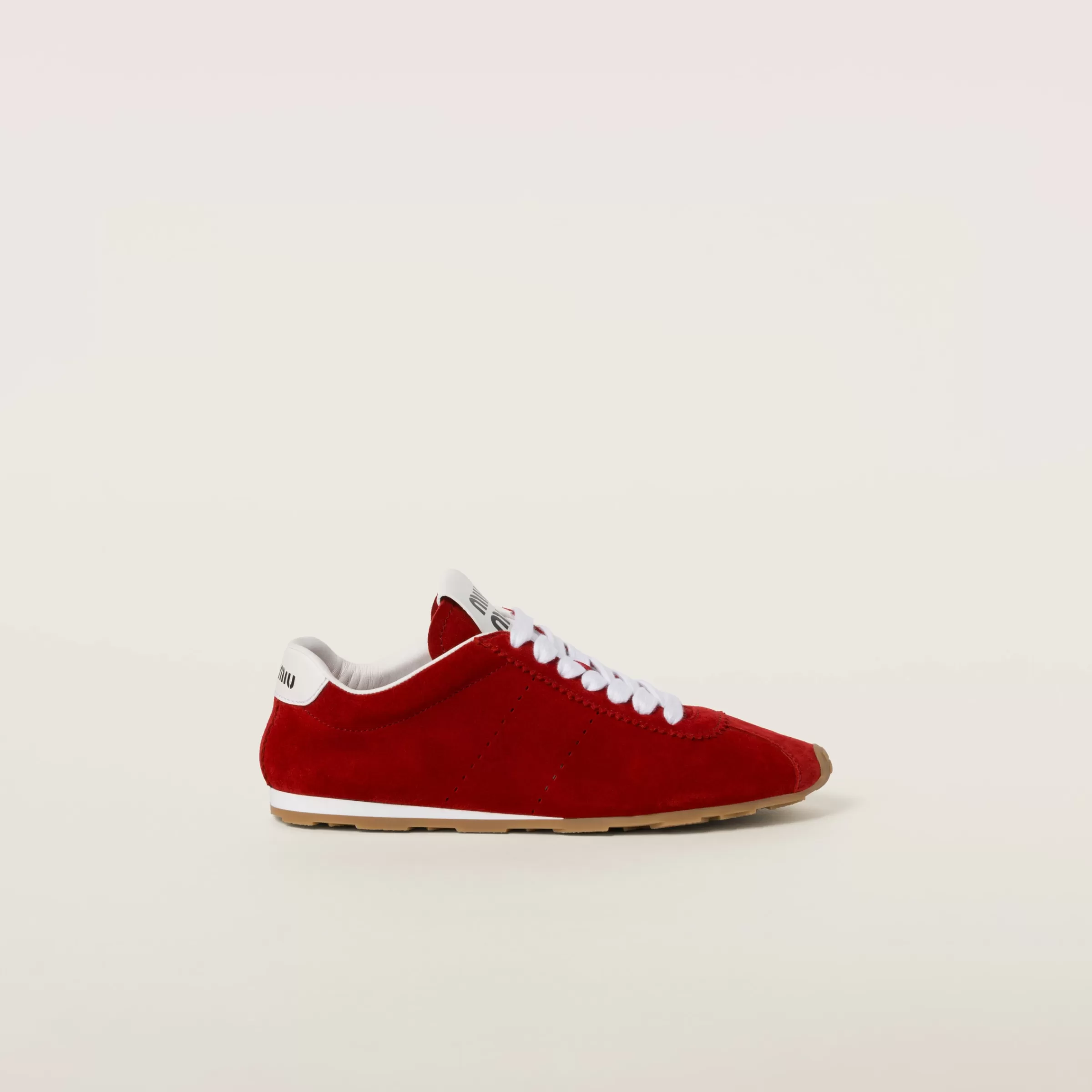 Plume suede sneakers>Miu Miu Flash Sale