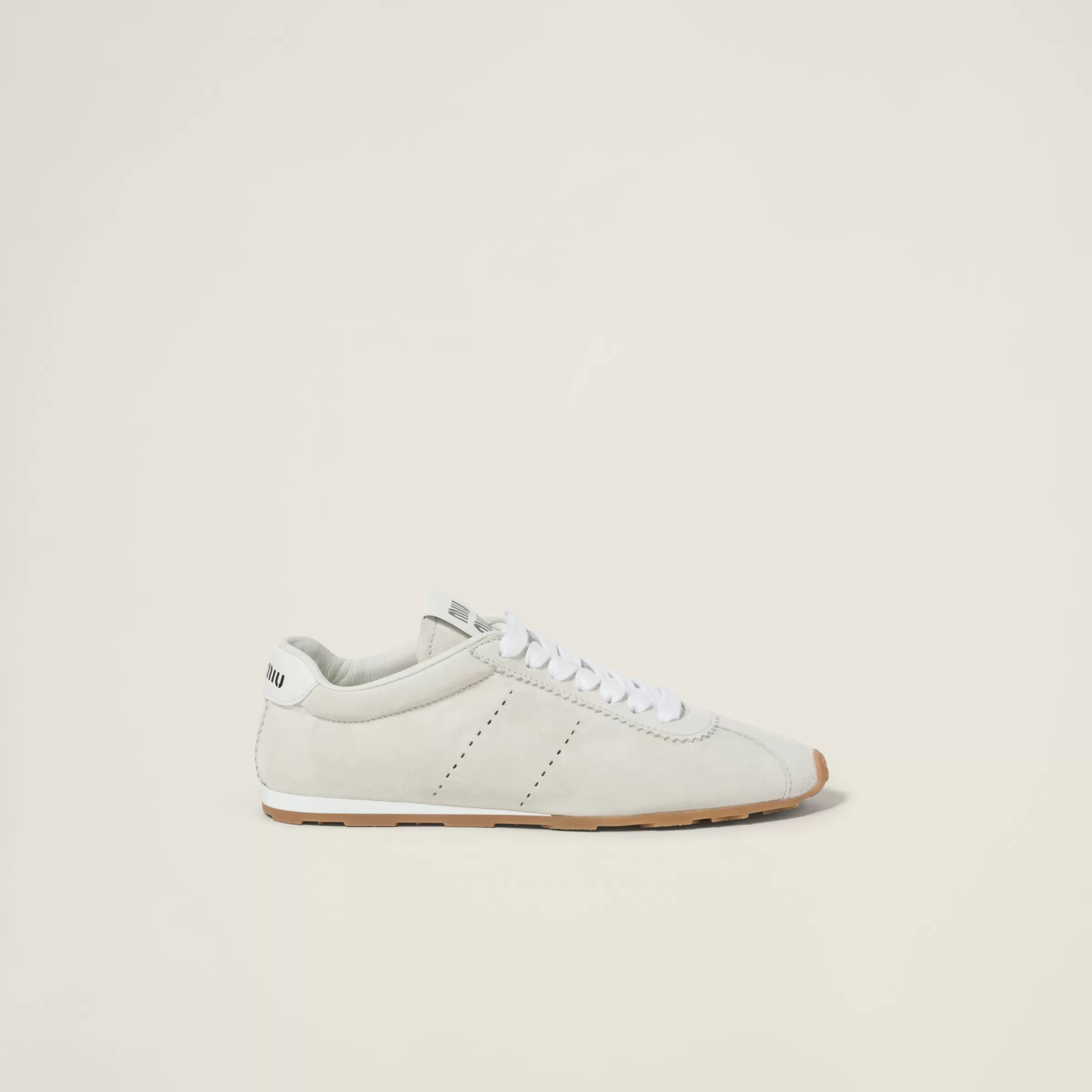 Plume suede sneakers>Miu Miu Online
