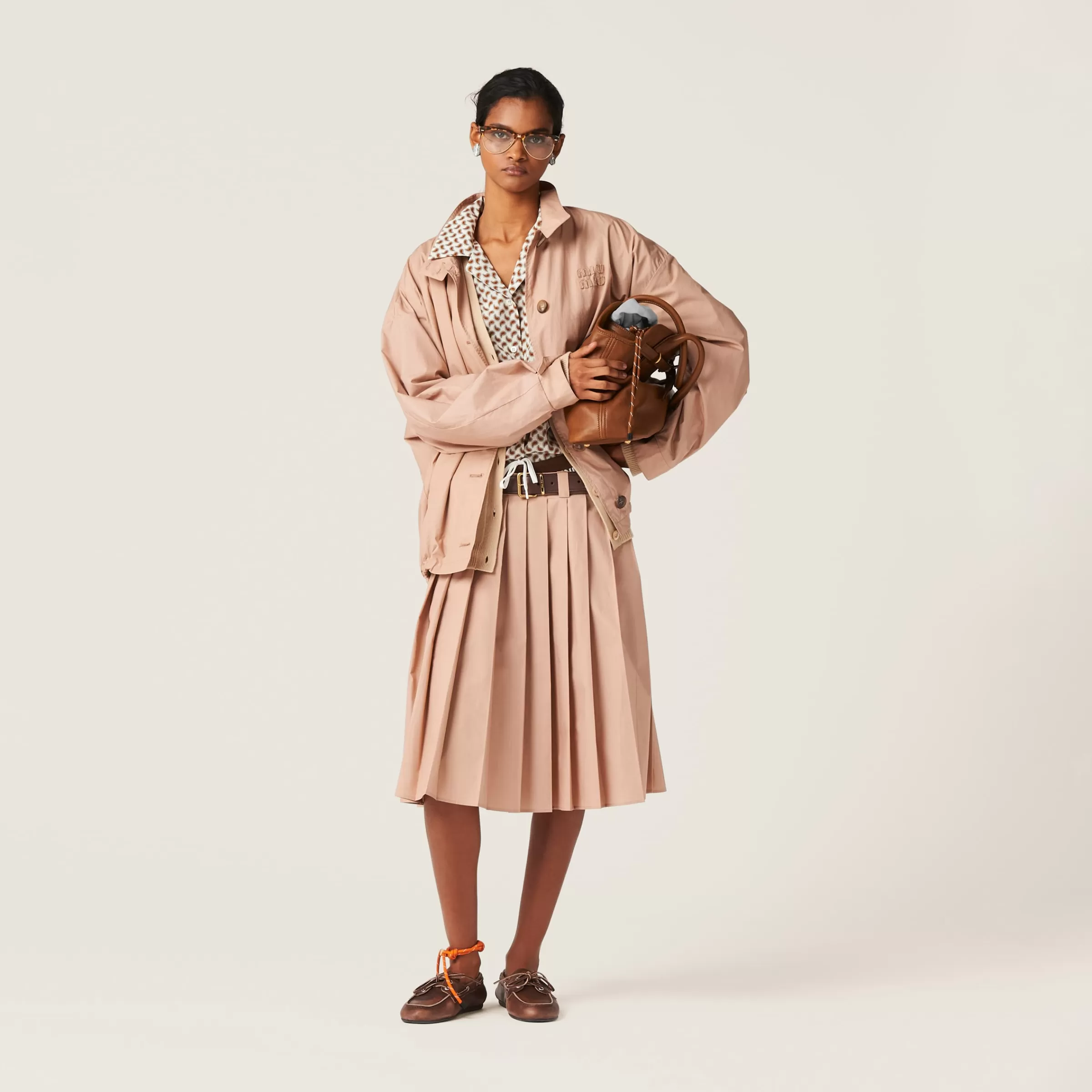 Poplin blouson jacket>Miu Miu Best