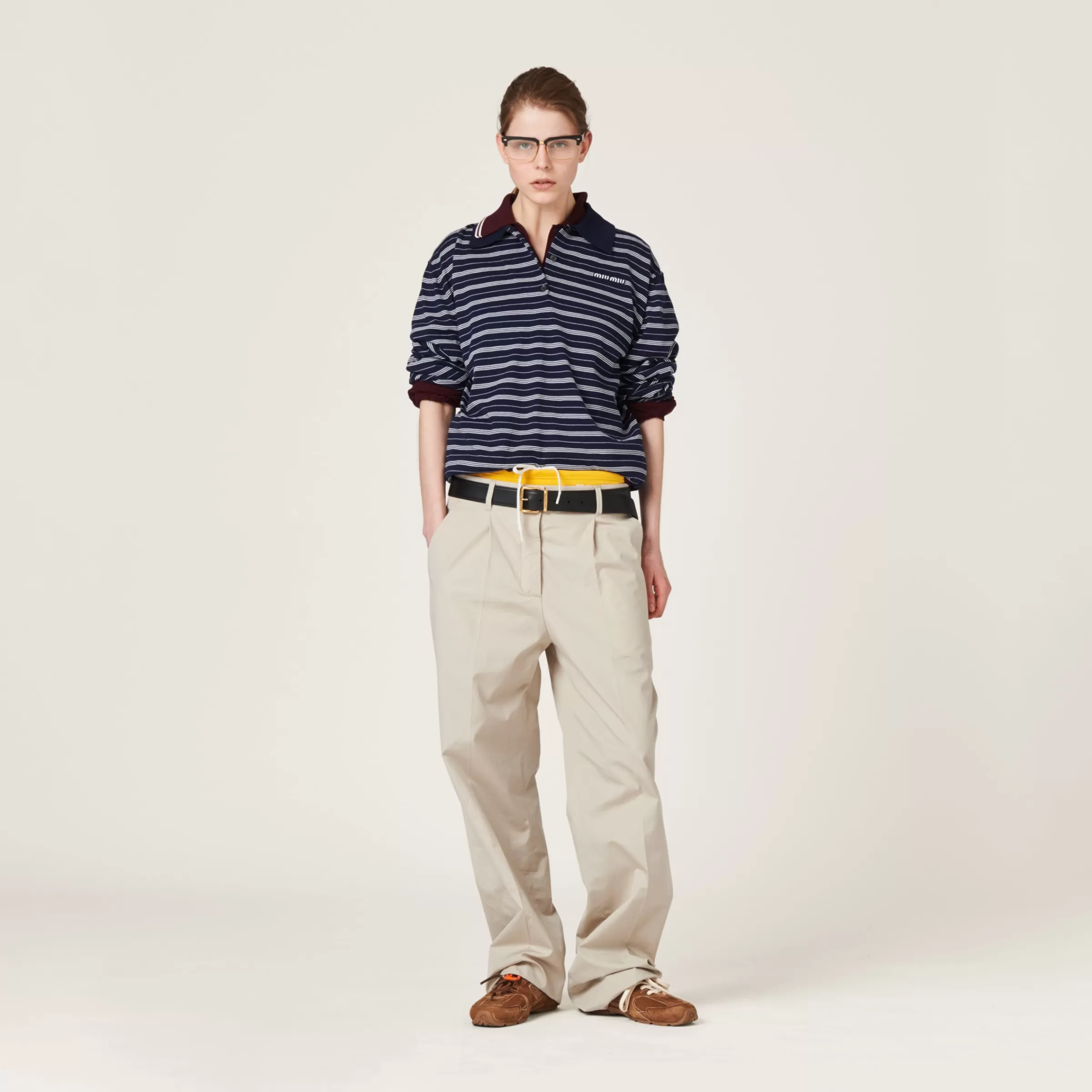 Poplin pants>Miu Miu New