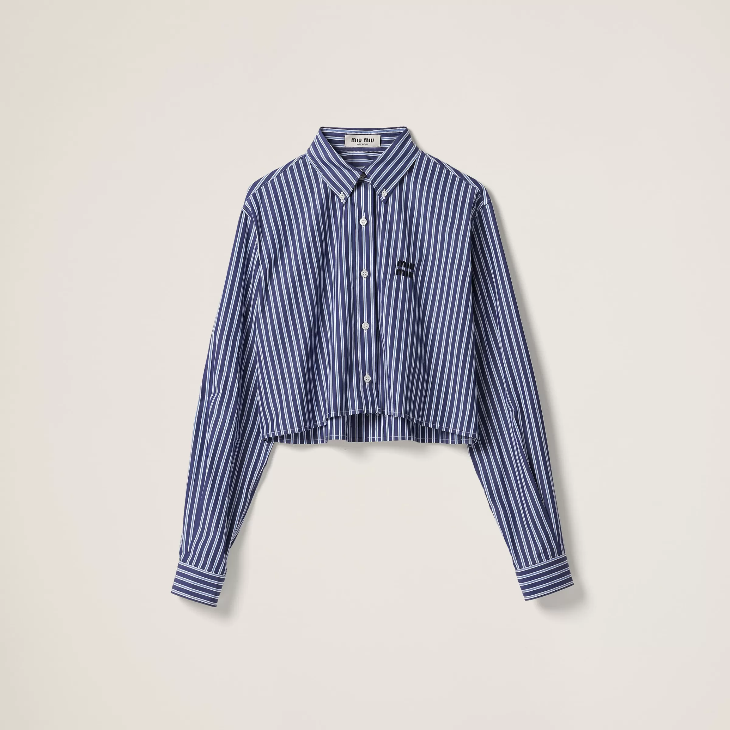 Poplin shirt>Miu Miu Cheap