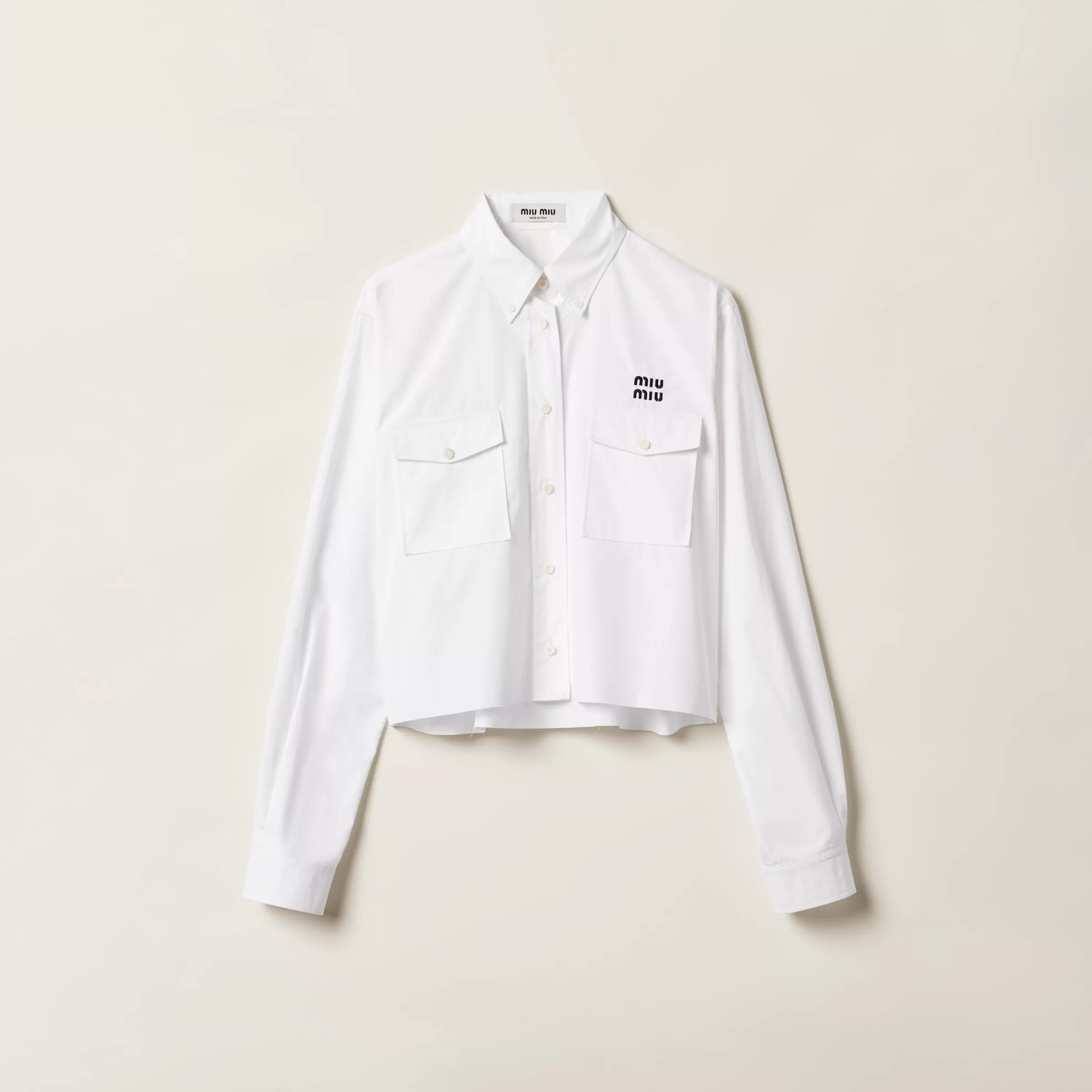 Poplin shirt>Miu Miu Cheap