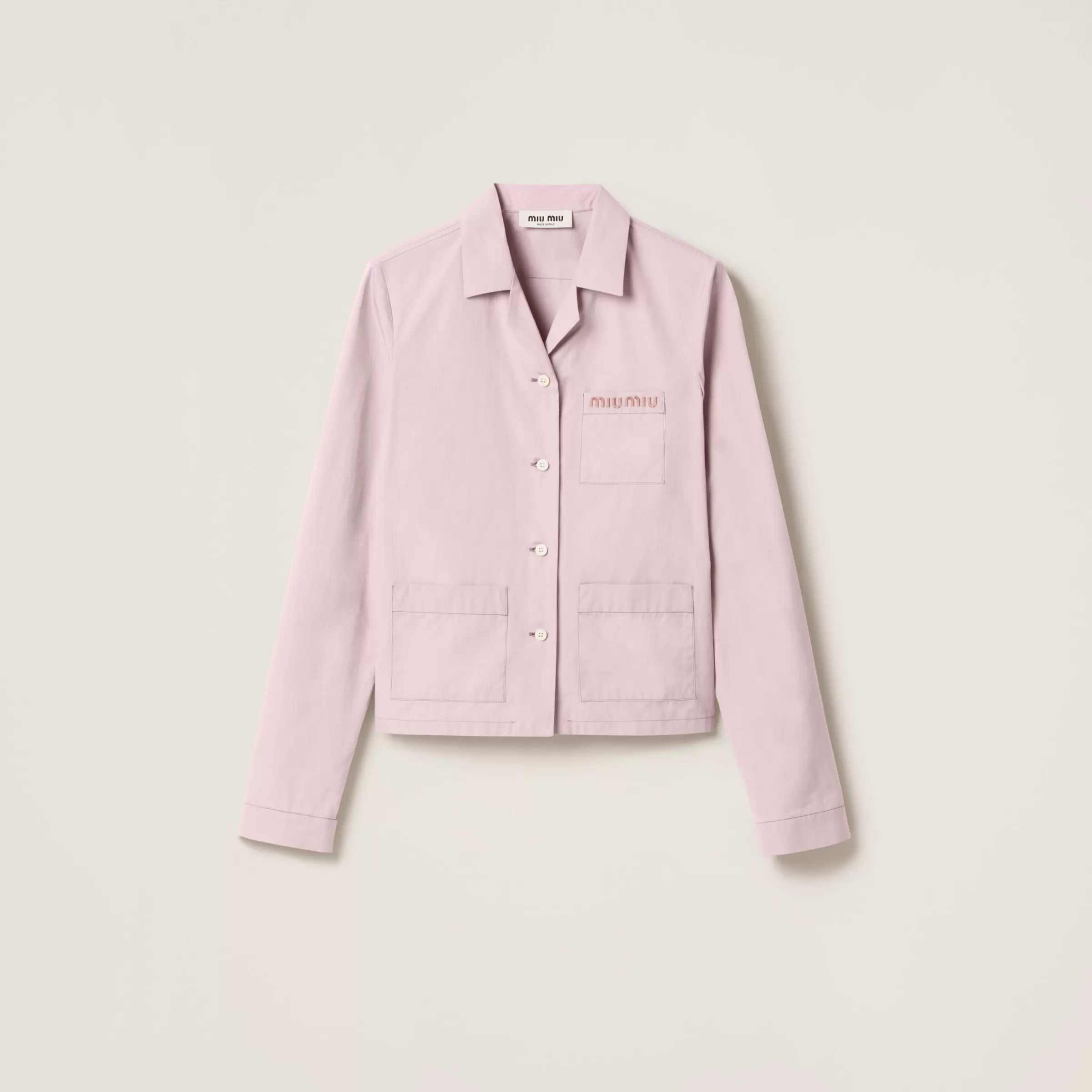 Poplin shirt>Miu Miu Flash Sale