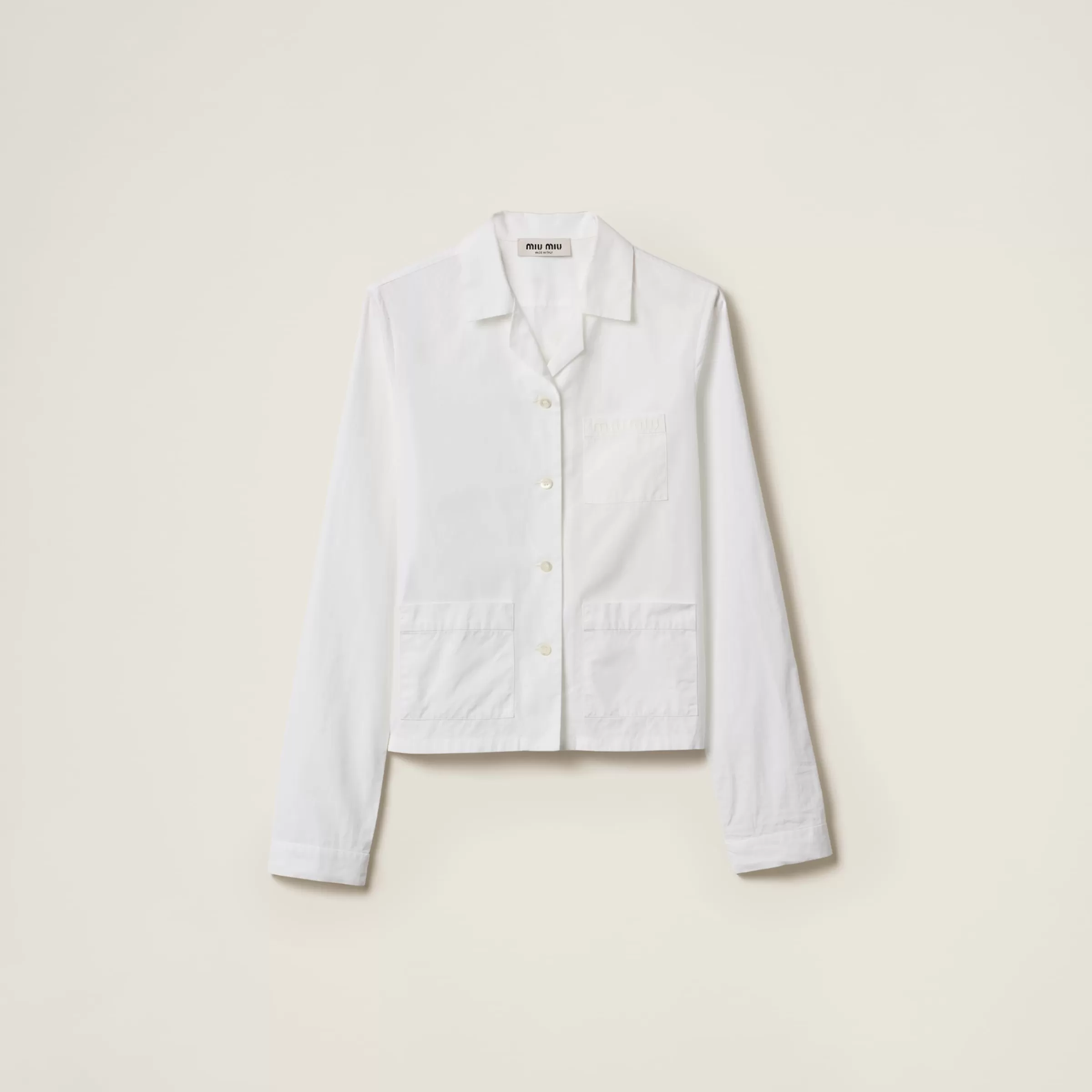 Poplin shirt>Miu Miu Clearance
