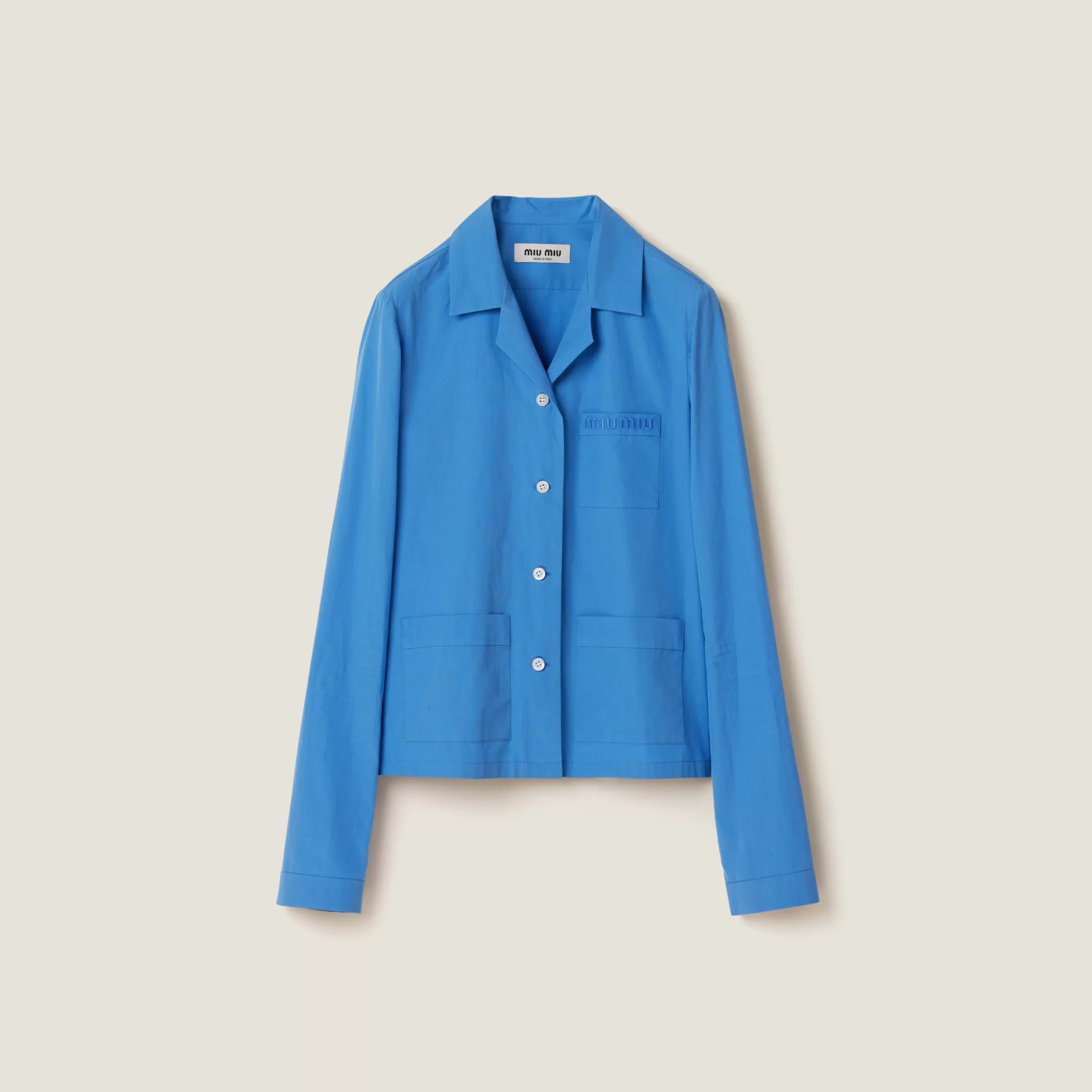 Poplin shirt>Miu Miu Hot