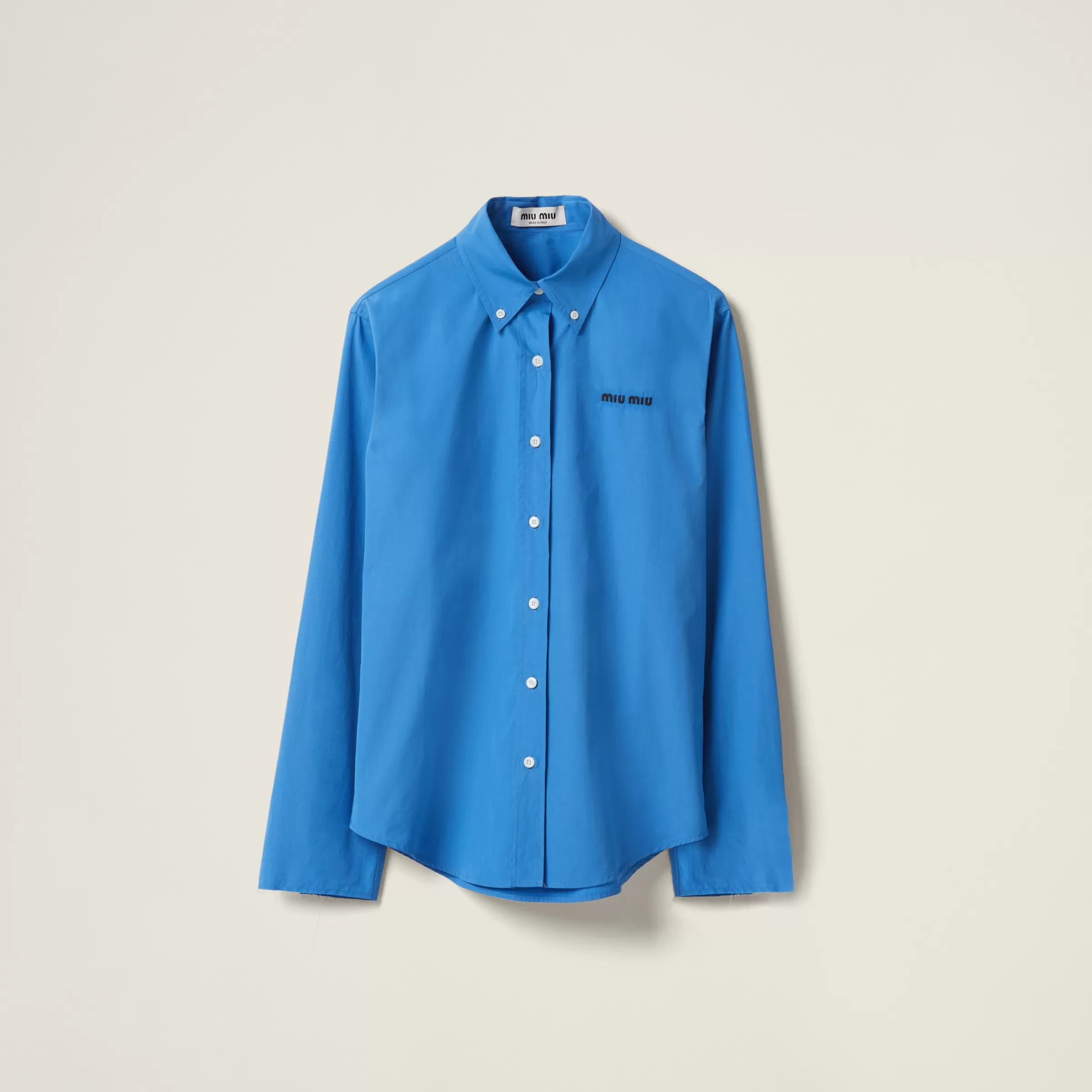 Poplin shirt>Miu Miu Shop