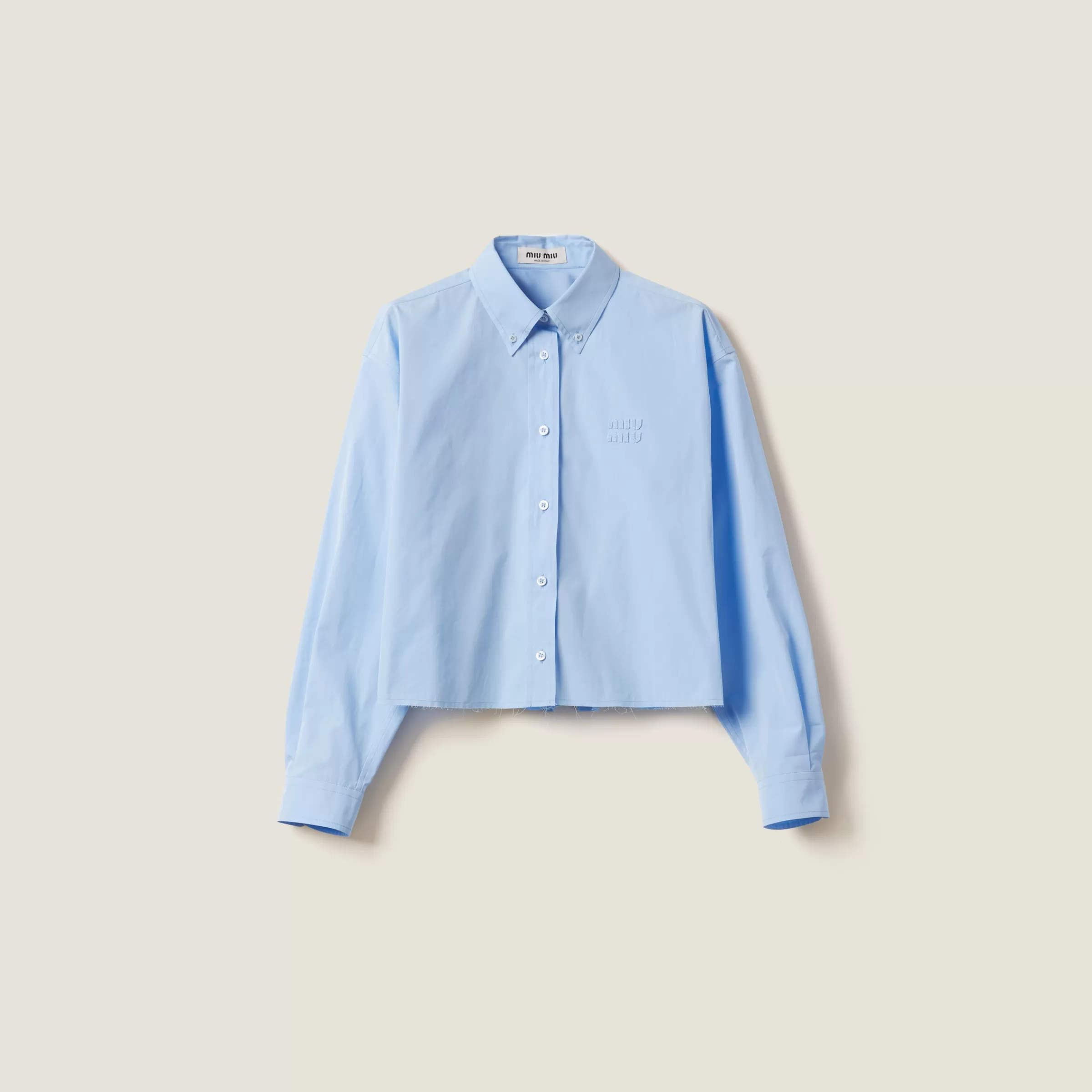 Poplin shirt>Miu Miu Best Sale