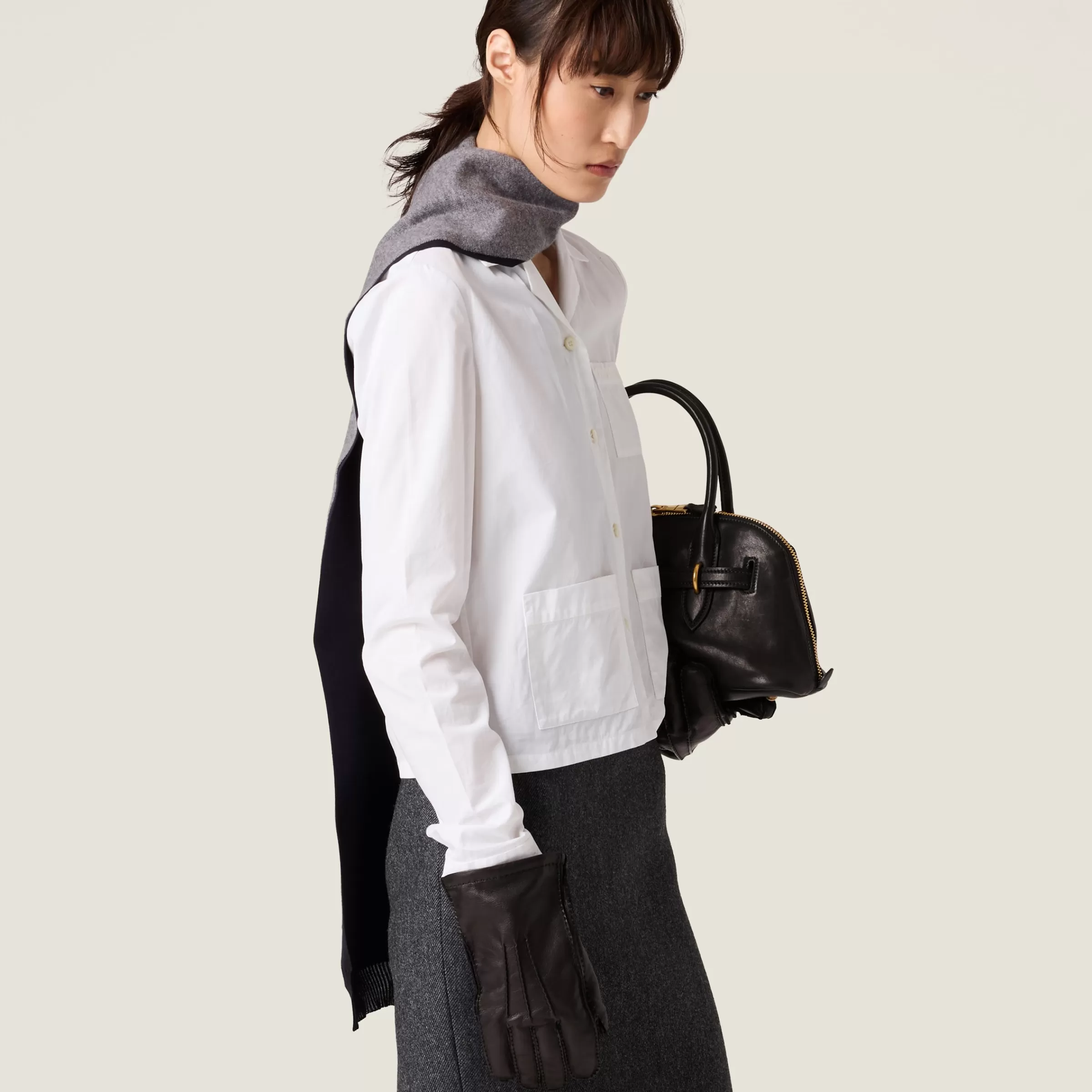 Poplin shirt>Miu Miu Clearance