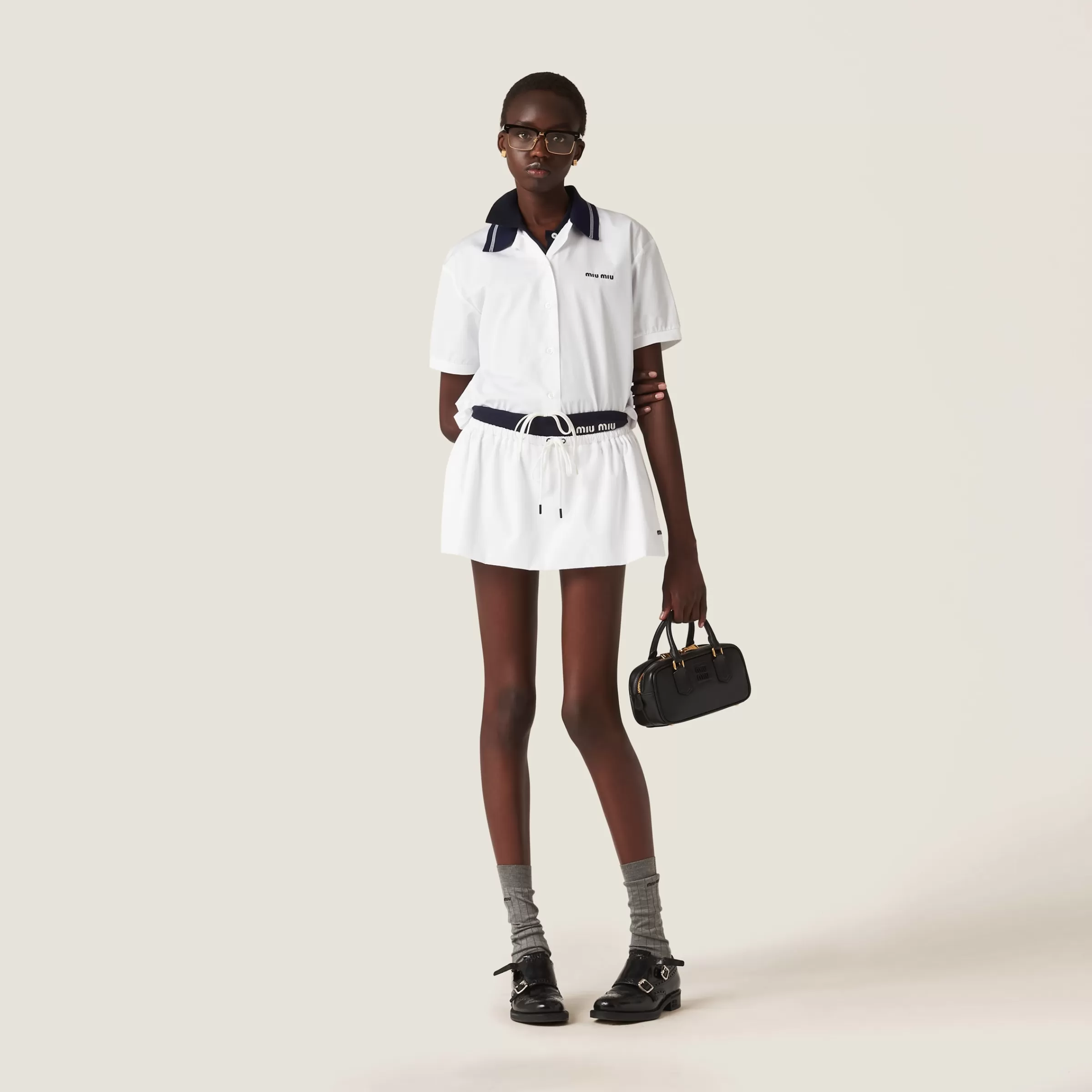 Poplin shirt>Miu Miu New