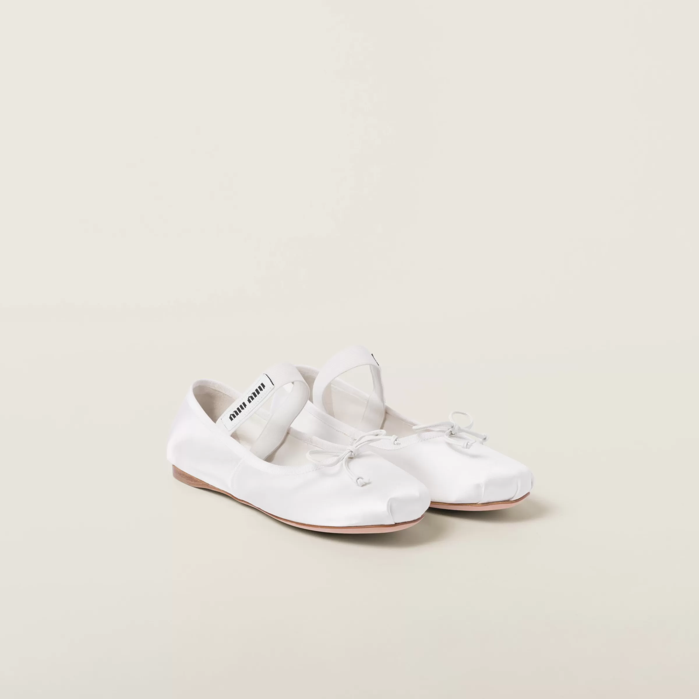 Satin ballerinas>Miu Miu Outlet