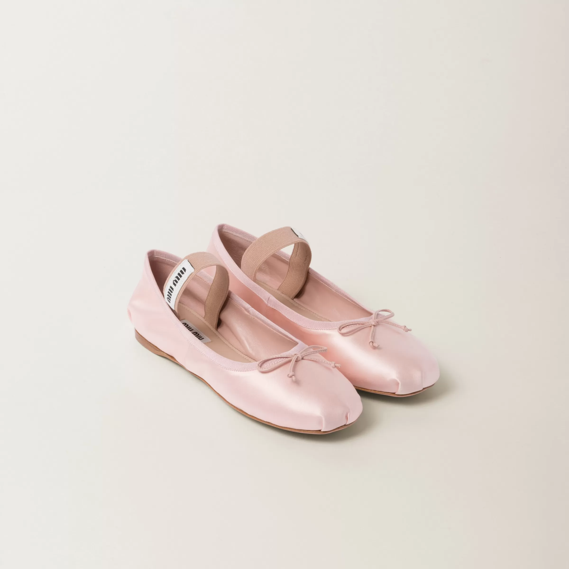 Satin ballerinas>Miu Miu Shop