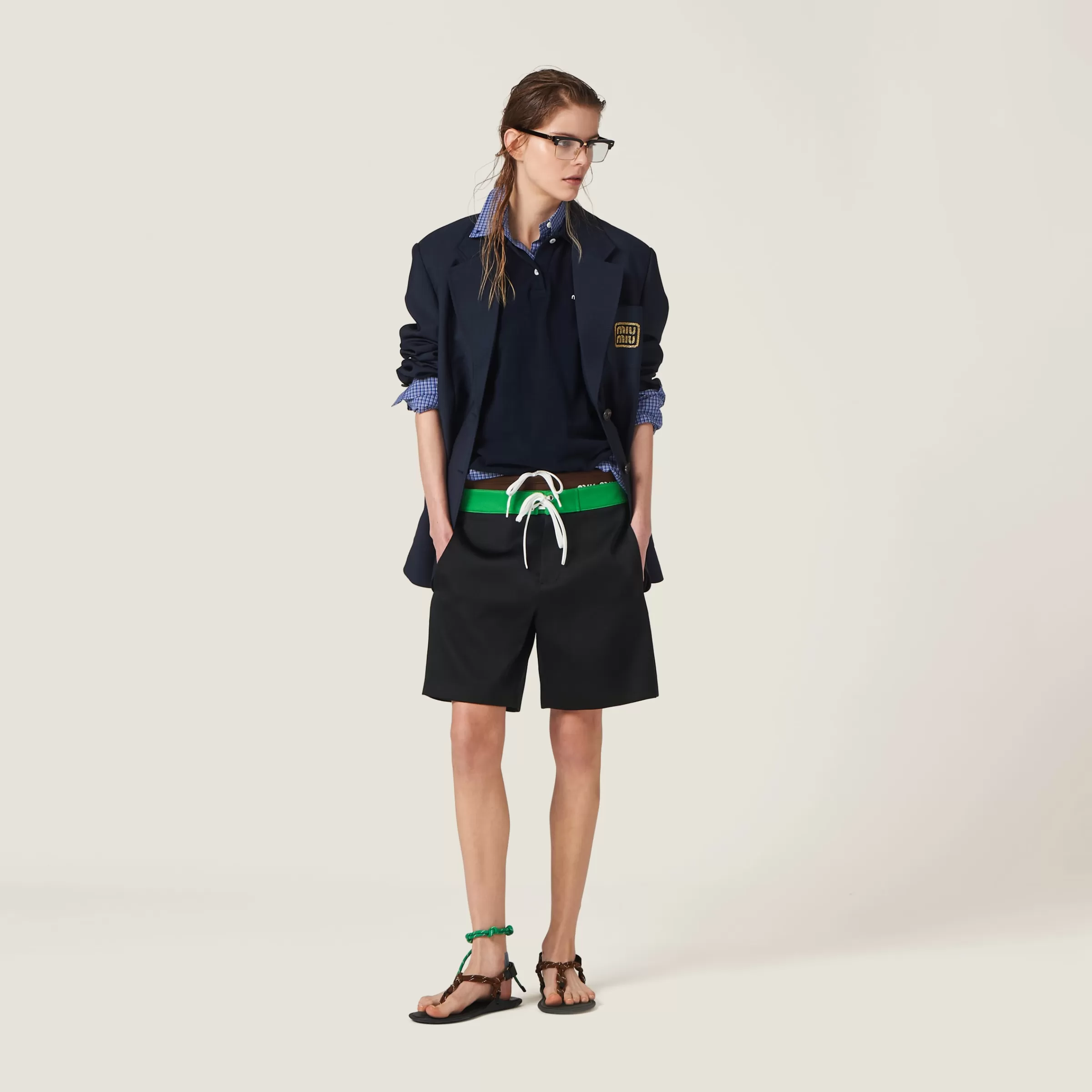 Satin Bermudas>Miu Miu Online
