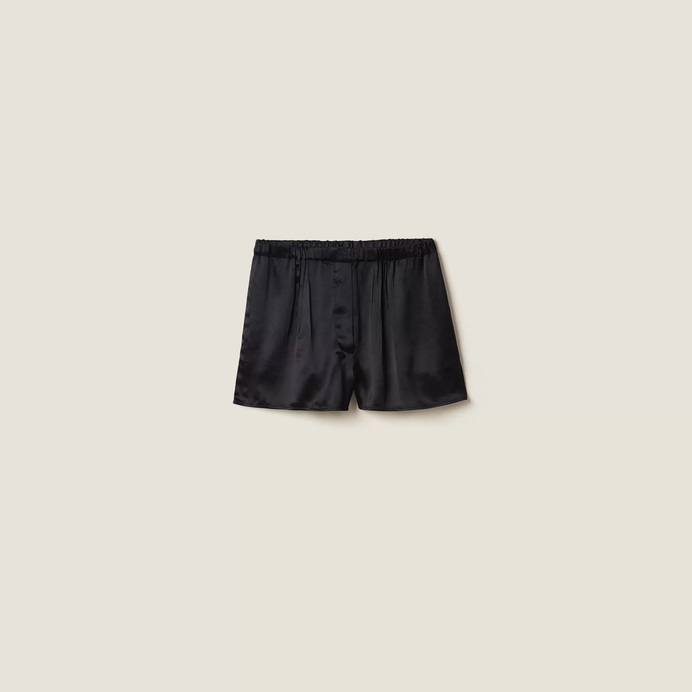 Satin boxer shorts>Miu Miu Clearance