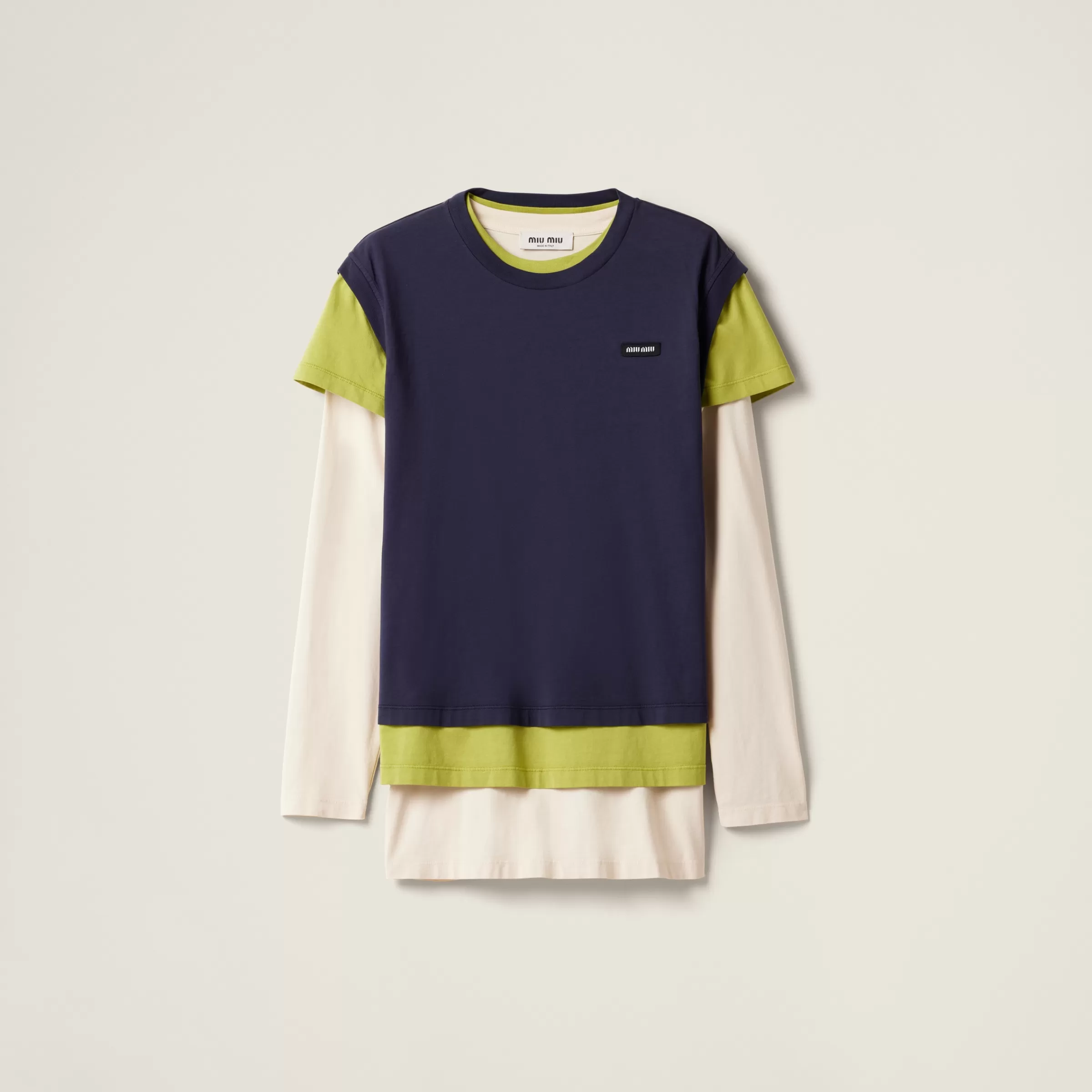 Set of 3 Jersey T-shirts>Miu Miu Fashion