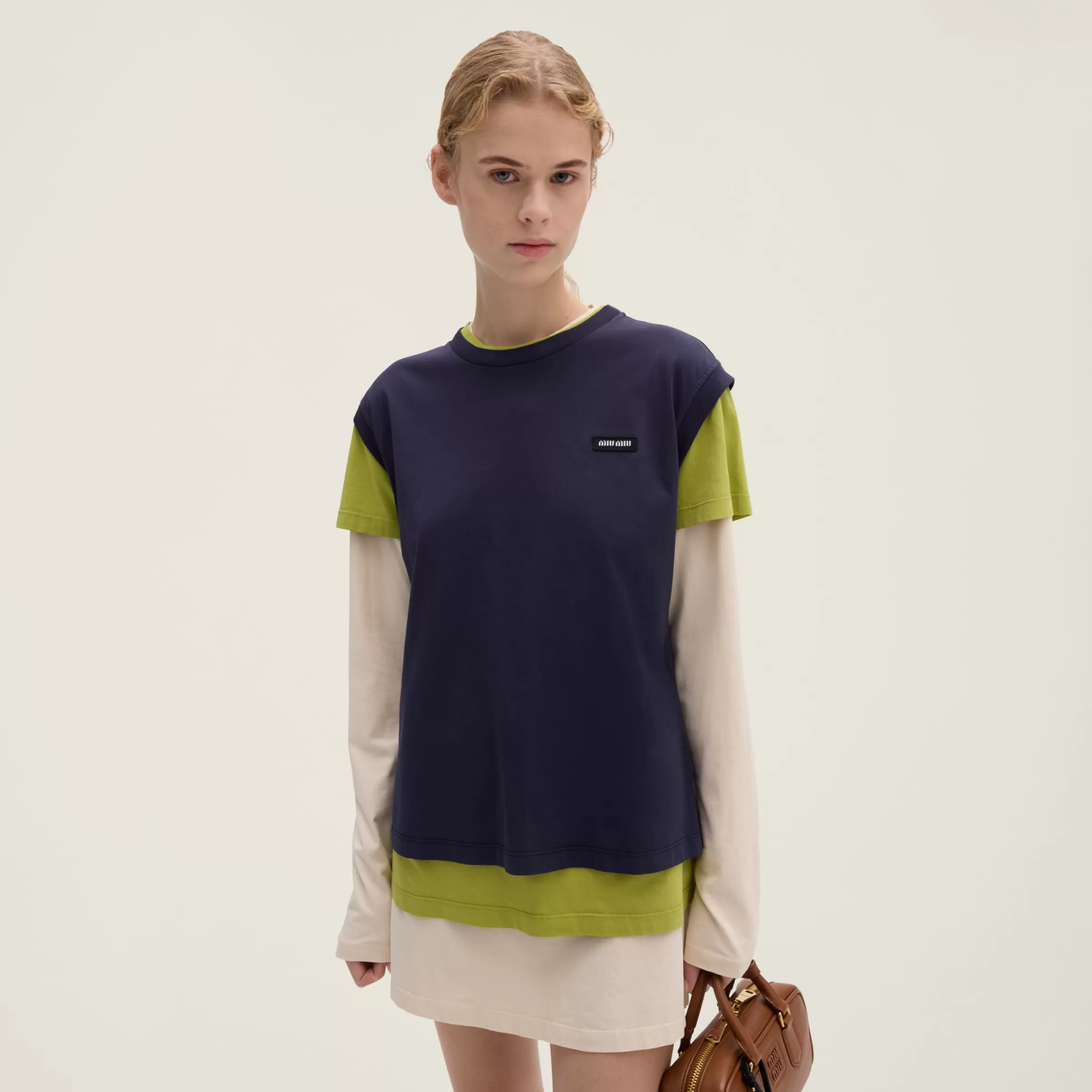 Set of 3 Jersey T-shirts>Miu Miu Fashion