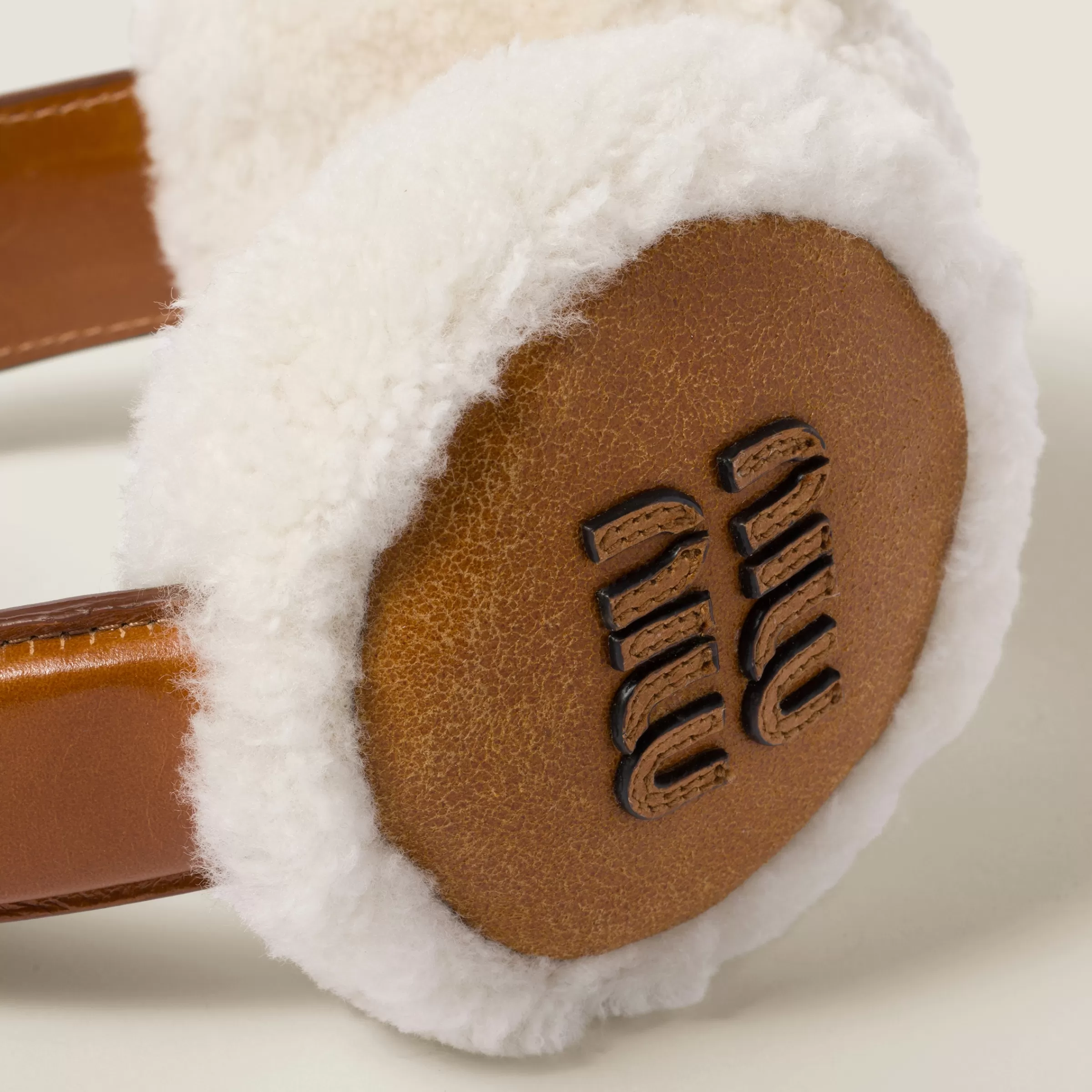 Shearling earmuffs>Miu Miu Cheap