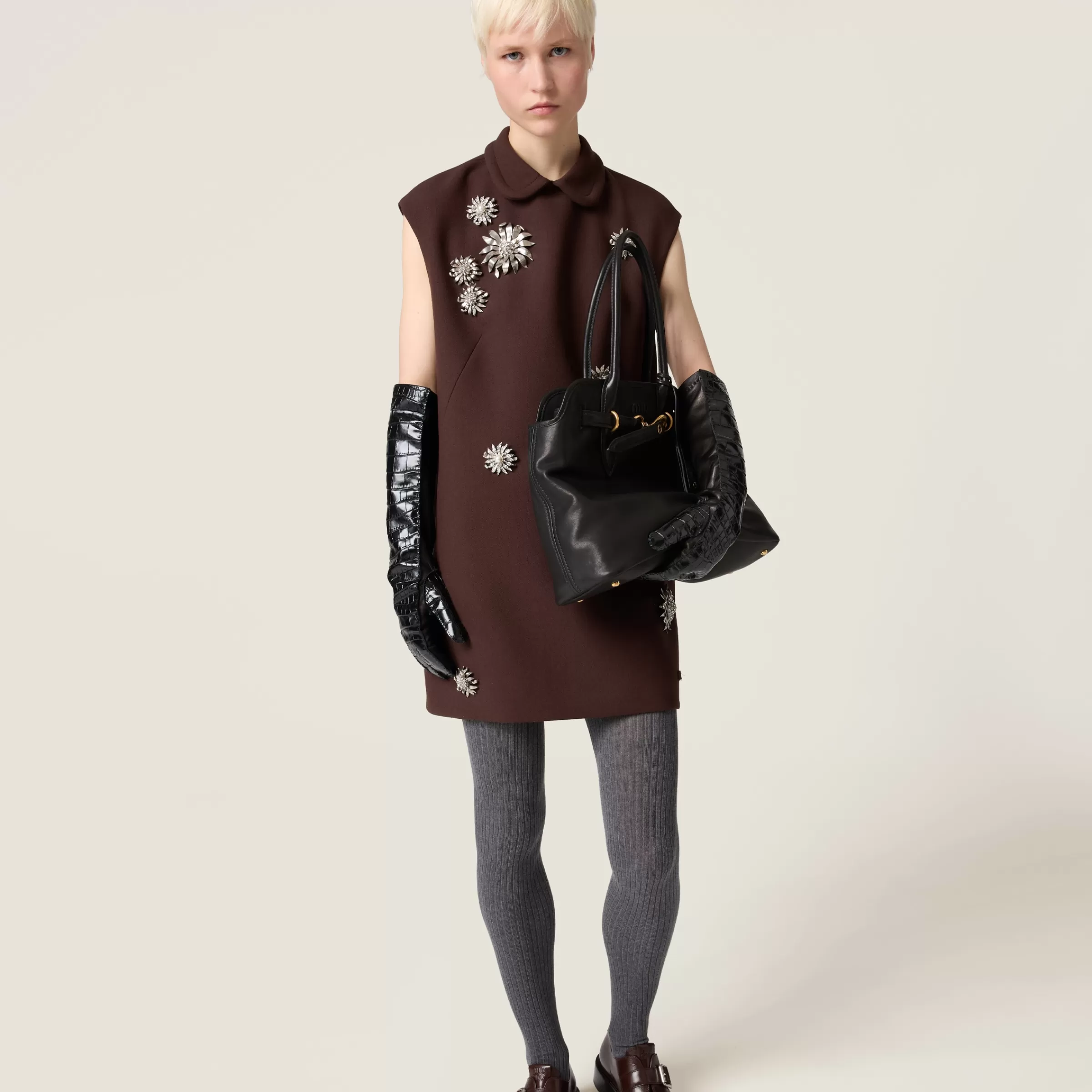 Short natté dress>Miu Miu Flash Sale