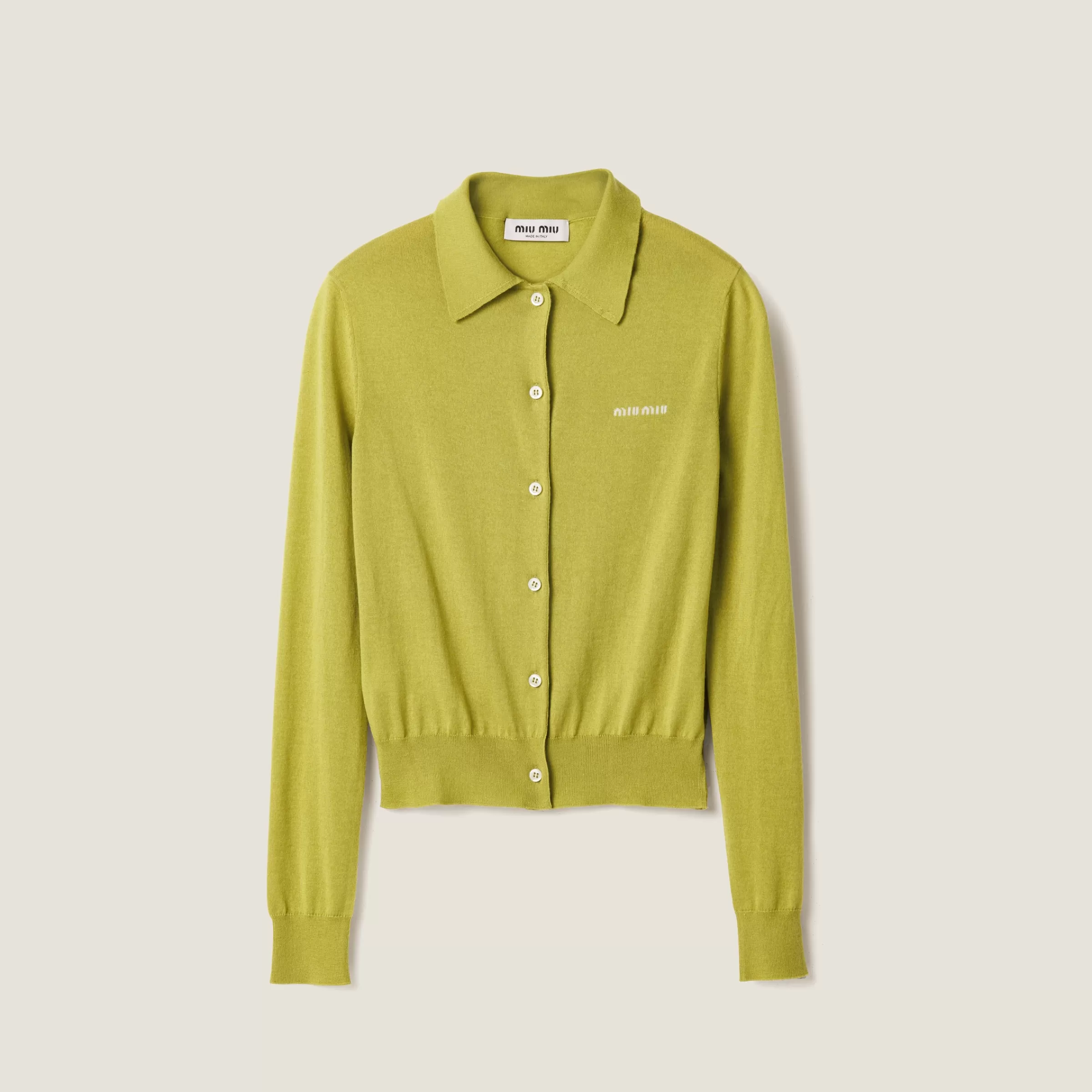 Silk and cashmere cardigan>Miu Miu Sale