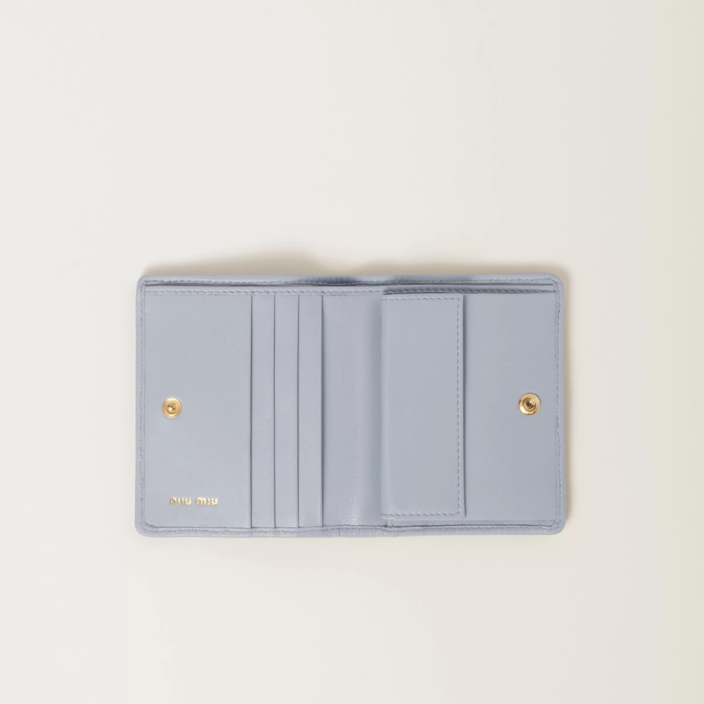 Small matelassé nappa leather wallet>Miu Miu New