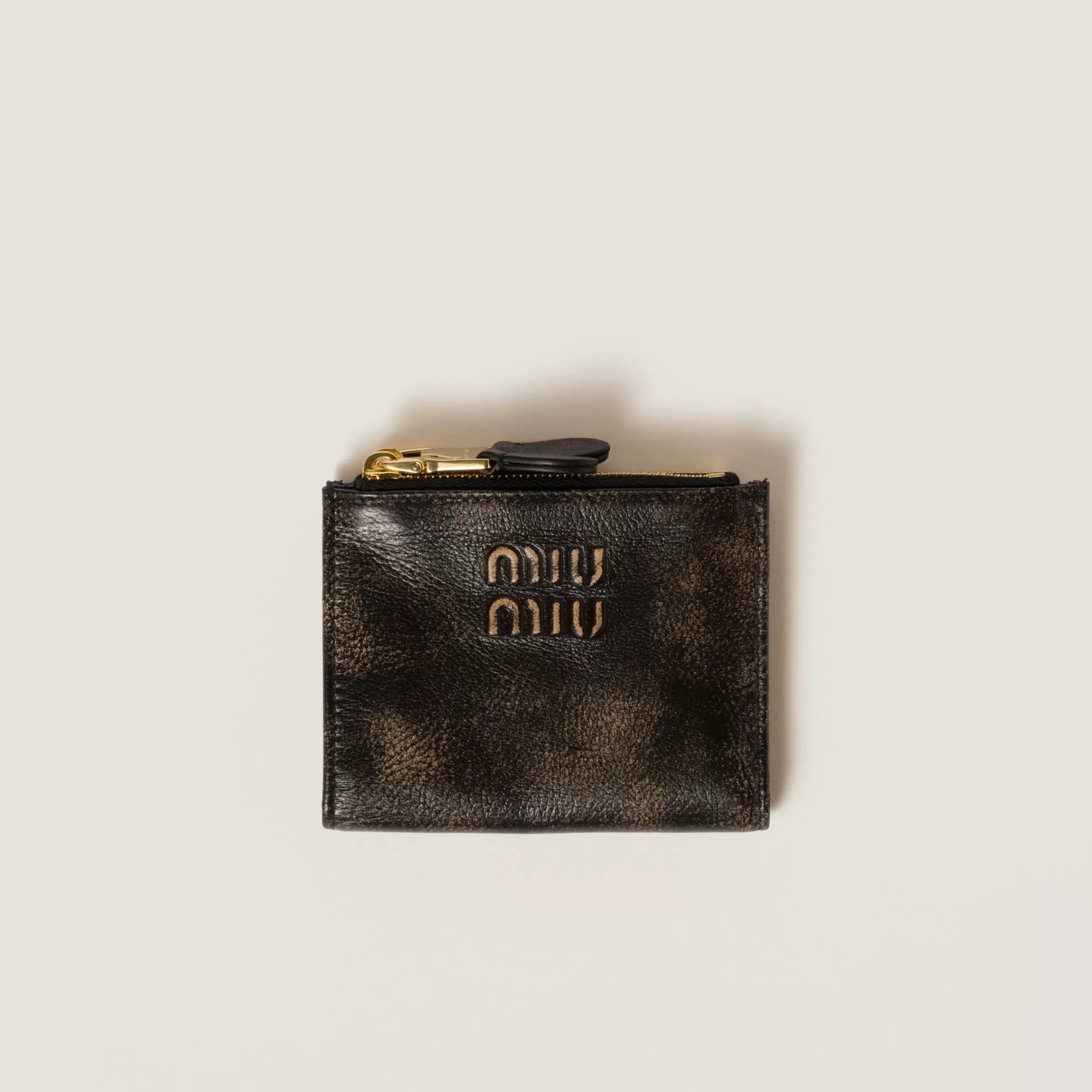 Small nappa leather wallet>Miu Miu Hot