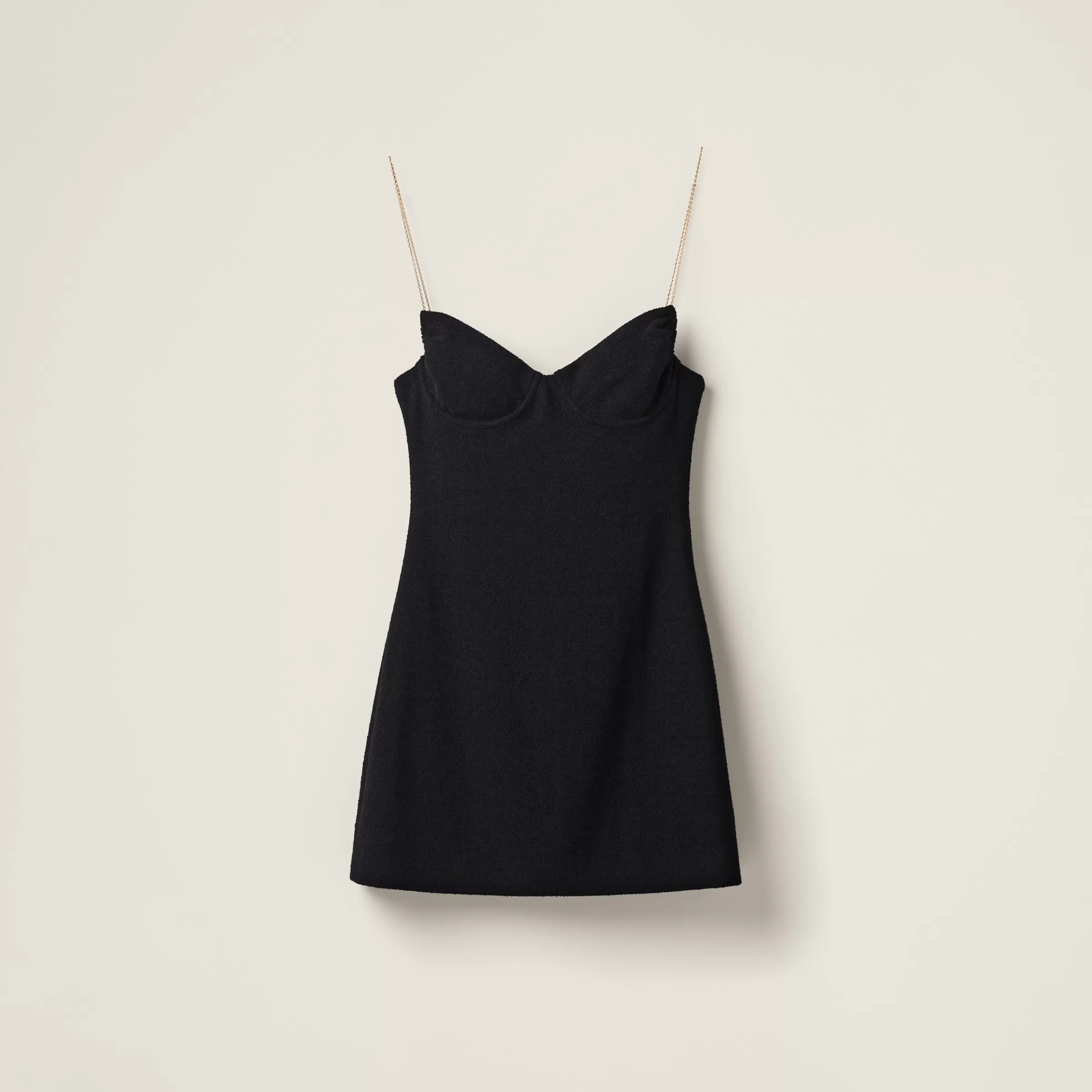 Stretch bouclé mini-dress>Miu Miu Fashion