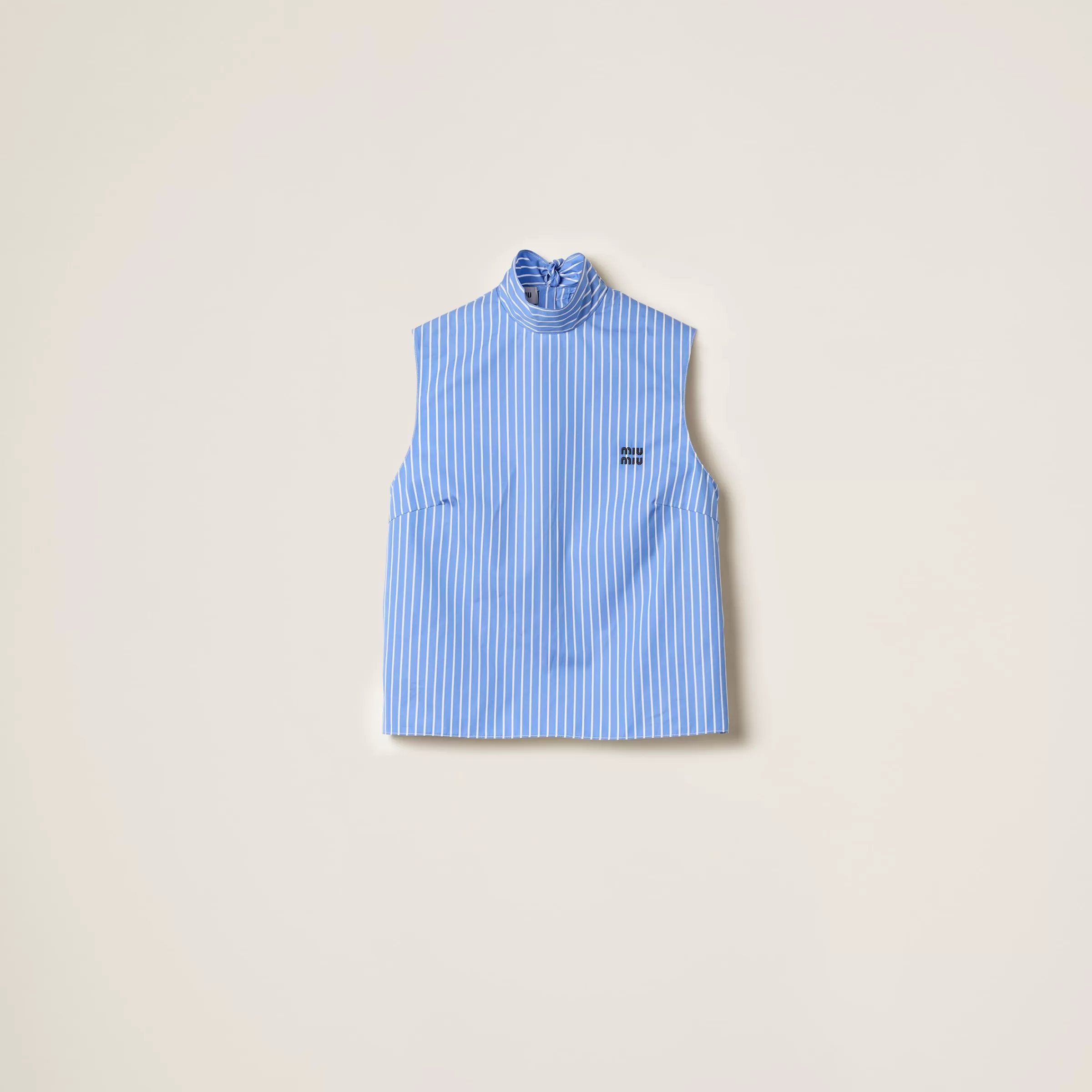 Striped cotton top>Miu Miu Best