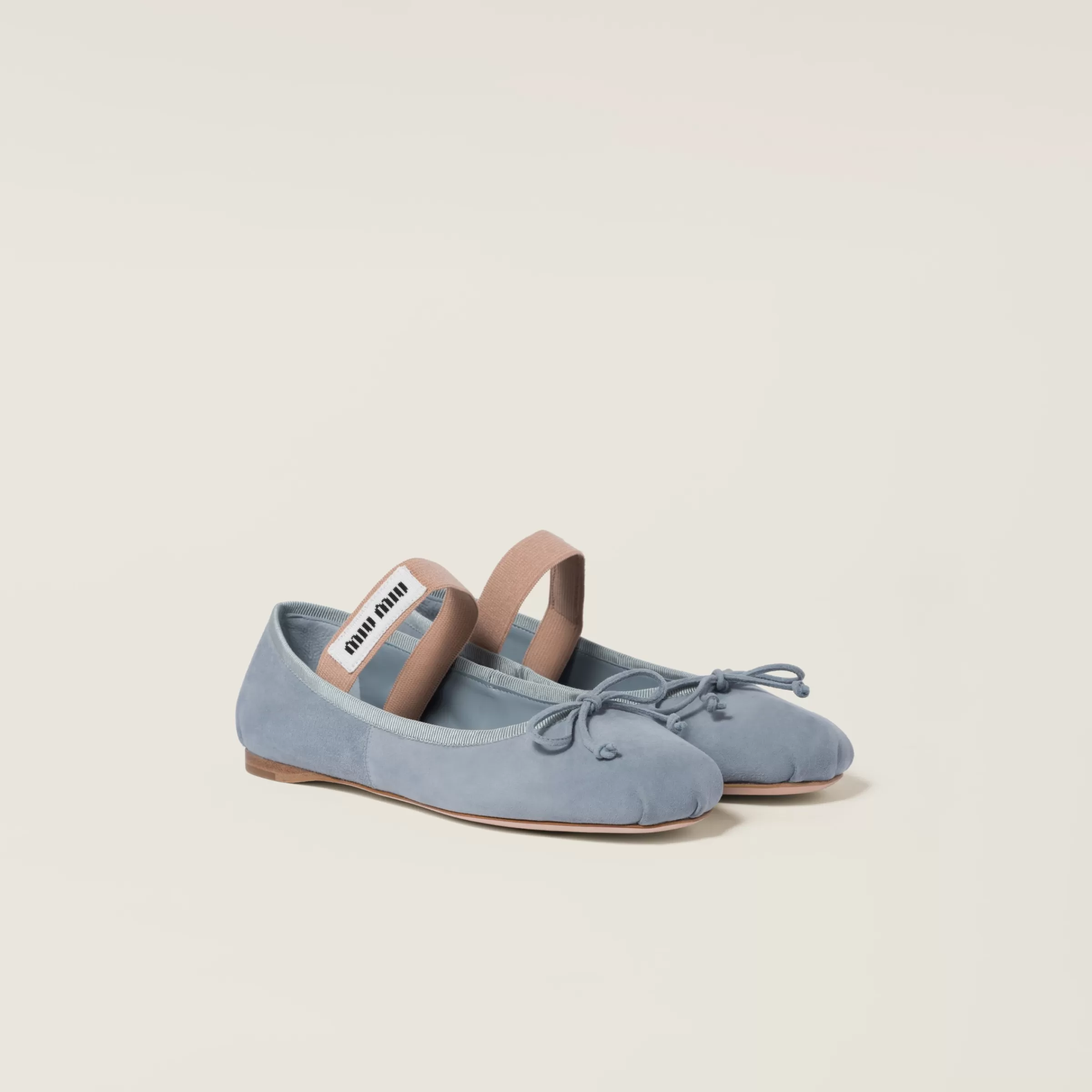 Suede ballerinas>Miu Miu Cheap