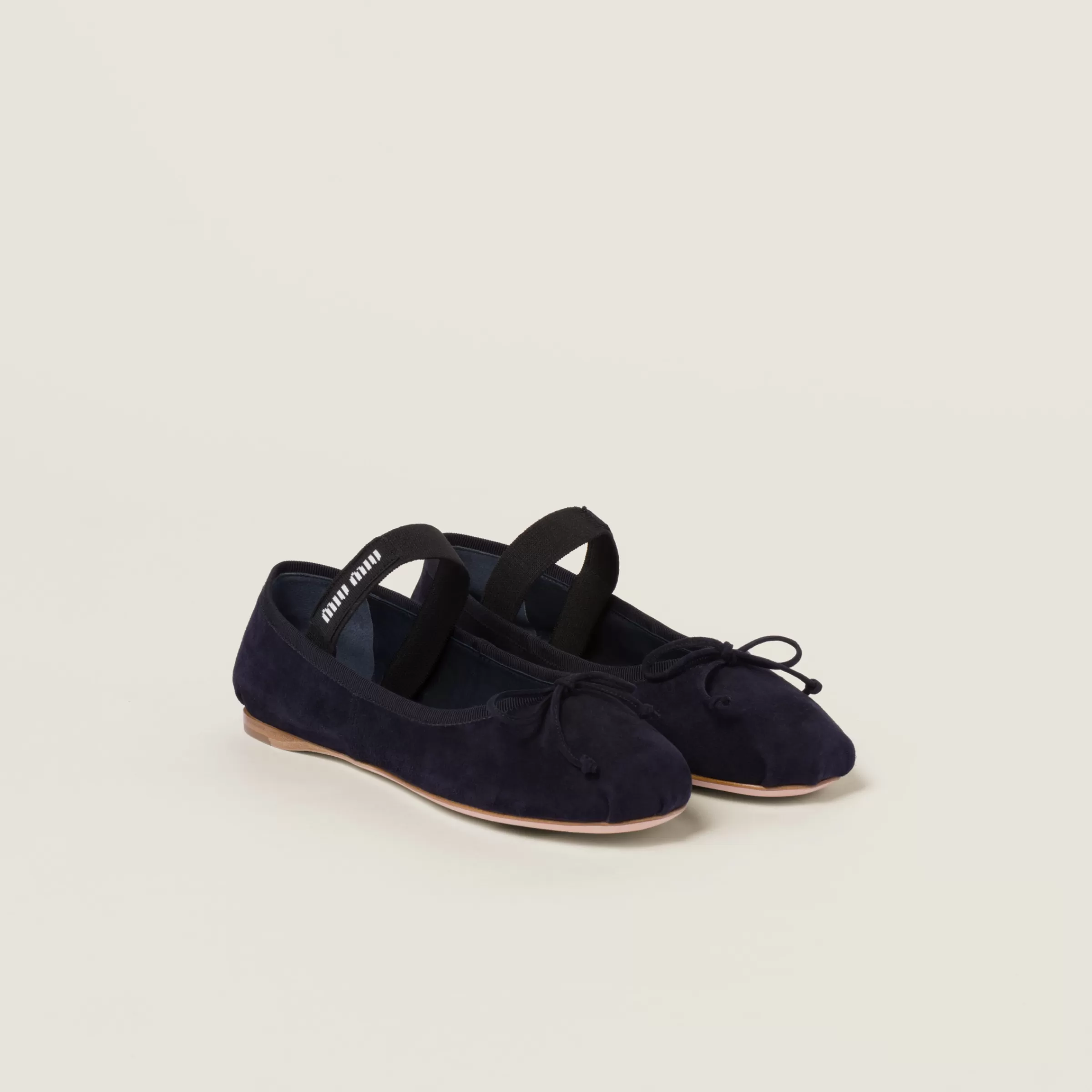Suede ballerinas>Miu Miu Online