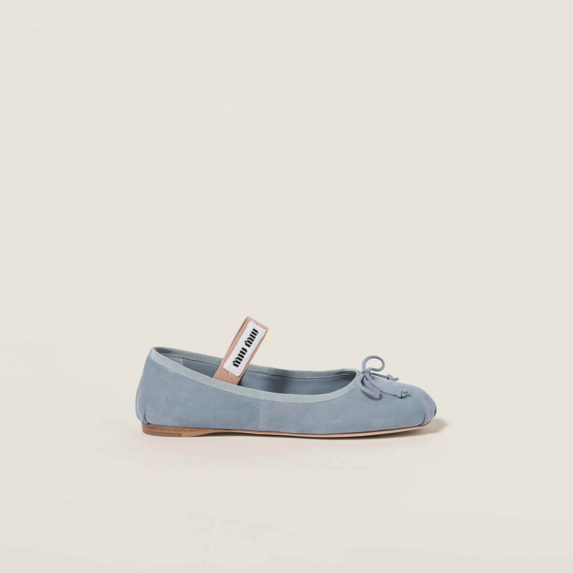 Suede ballerinas>Miu Miu Cheap