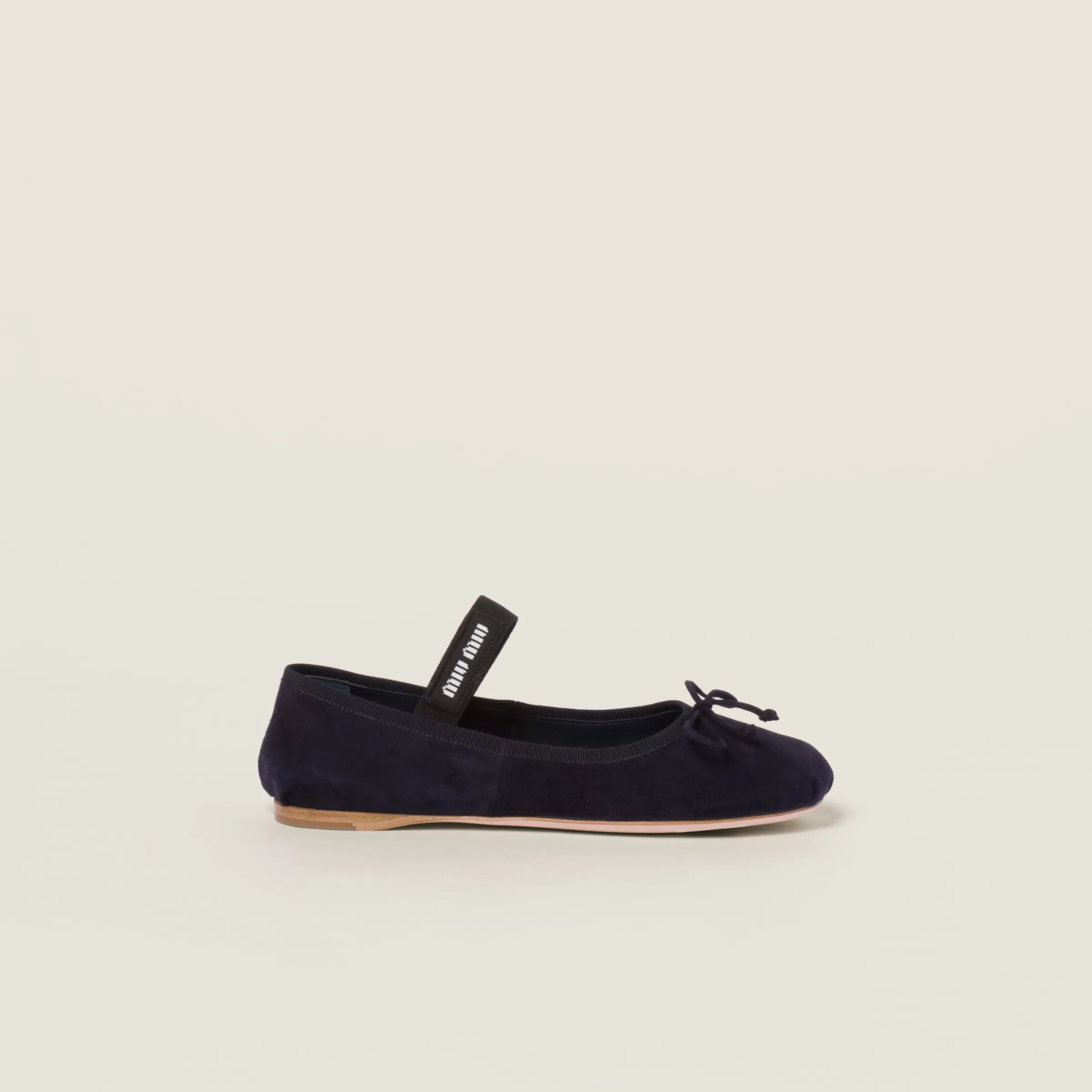 Suede ballerinas>Miu Miu Online