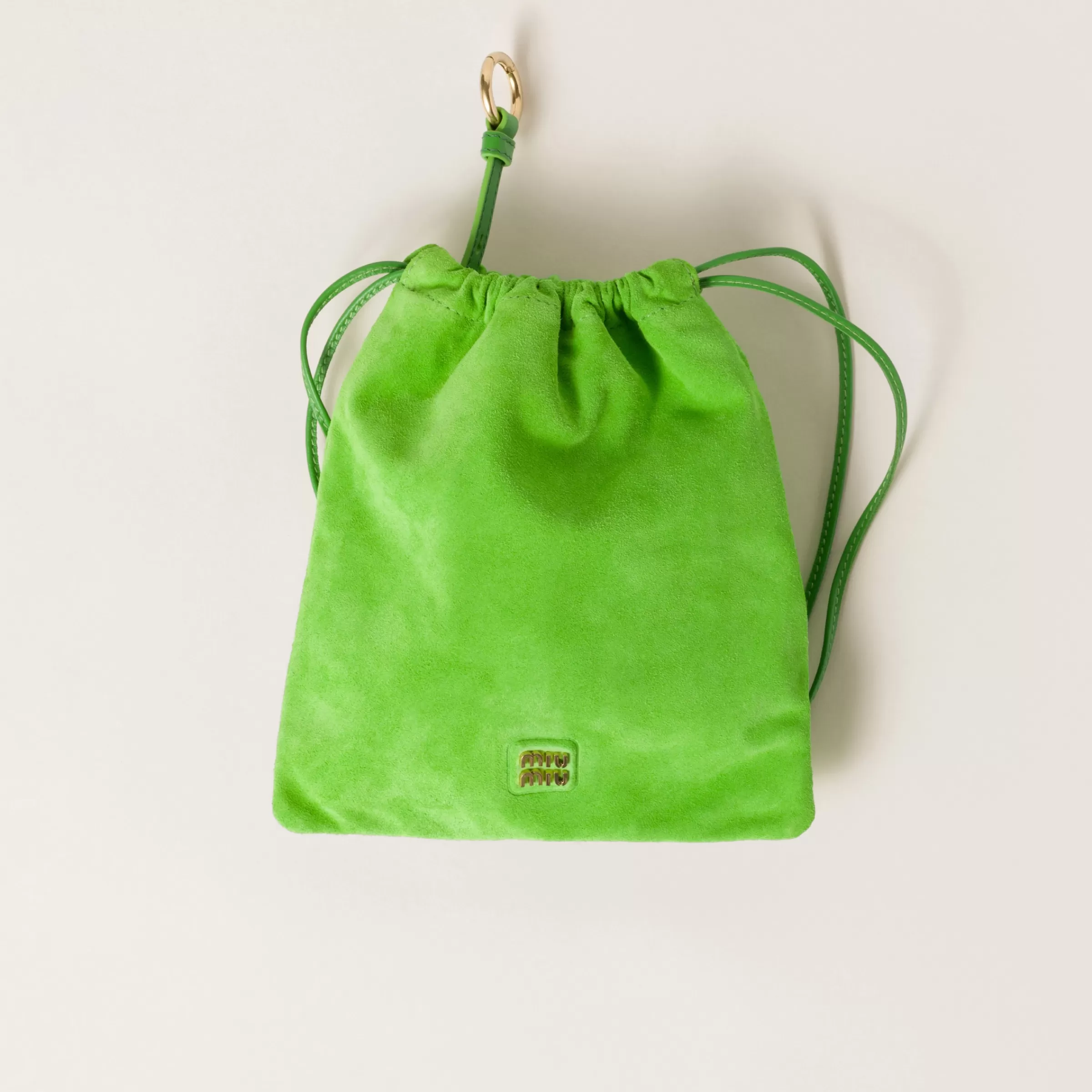 Suede pouch>Miu Miu Cheap