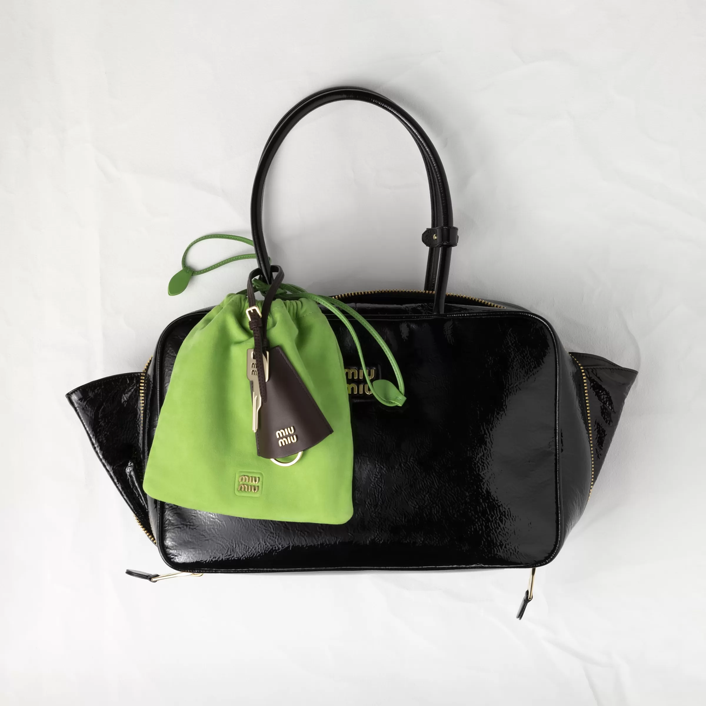 Suede pouch>Miu Miu Cheap