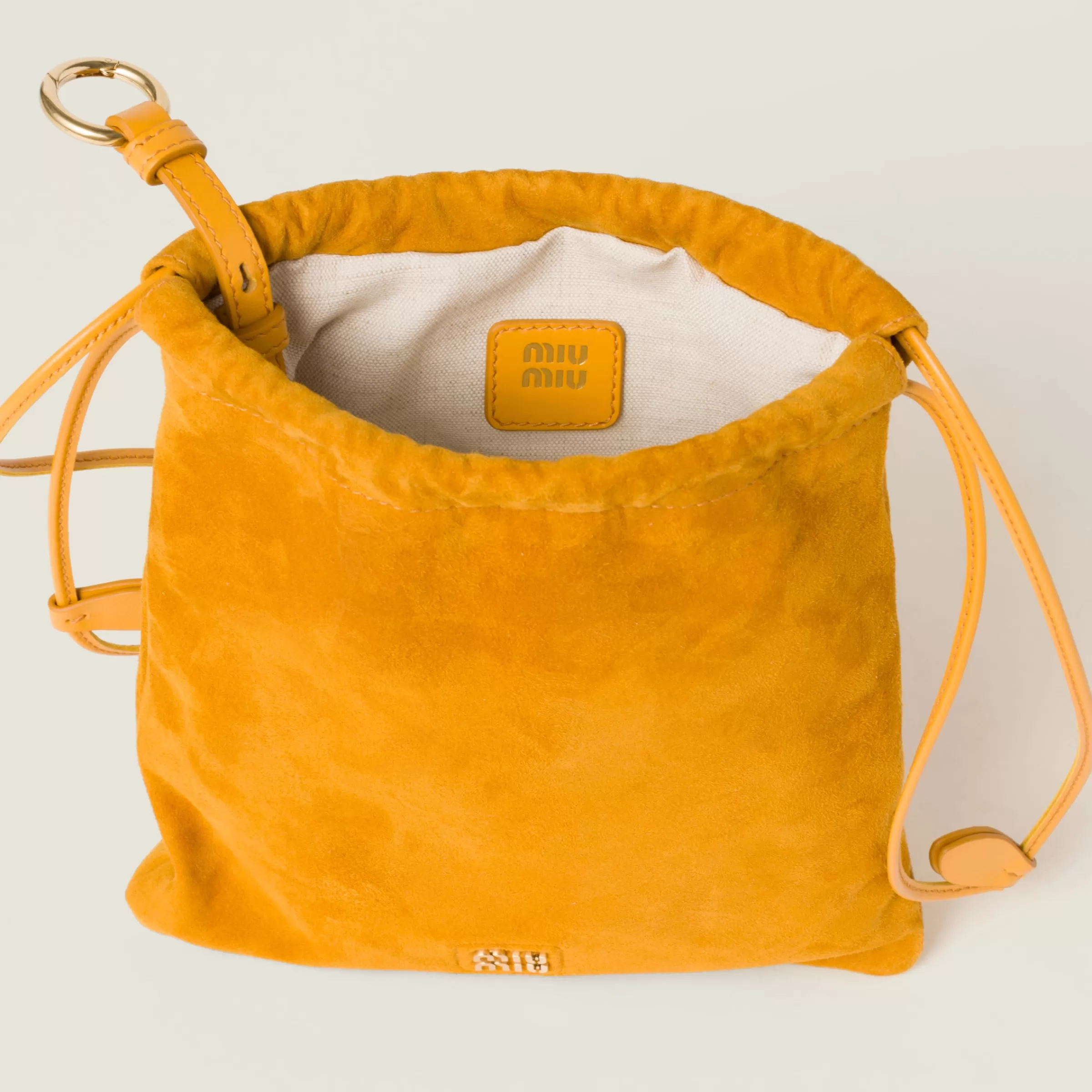 Suede pouch>Miu Miu Discount