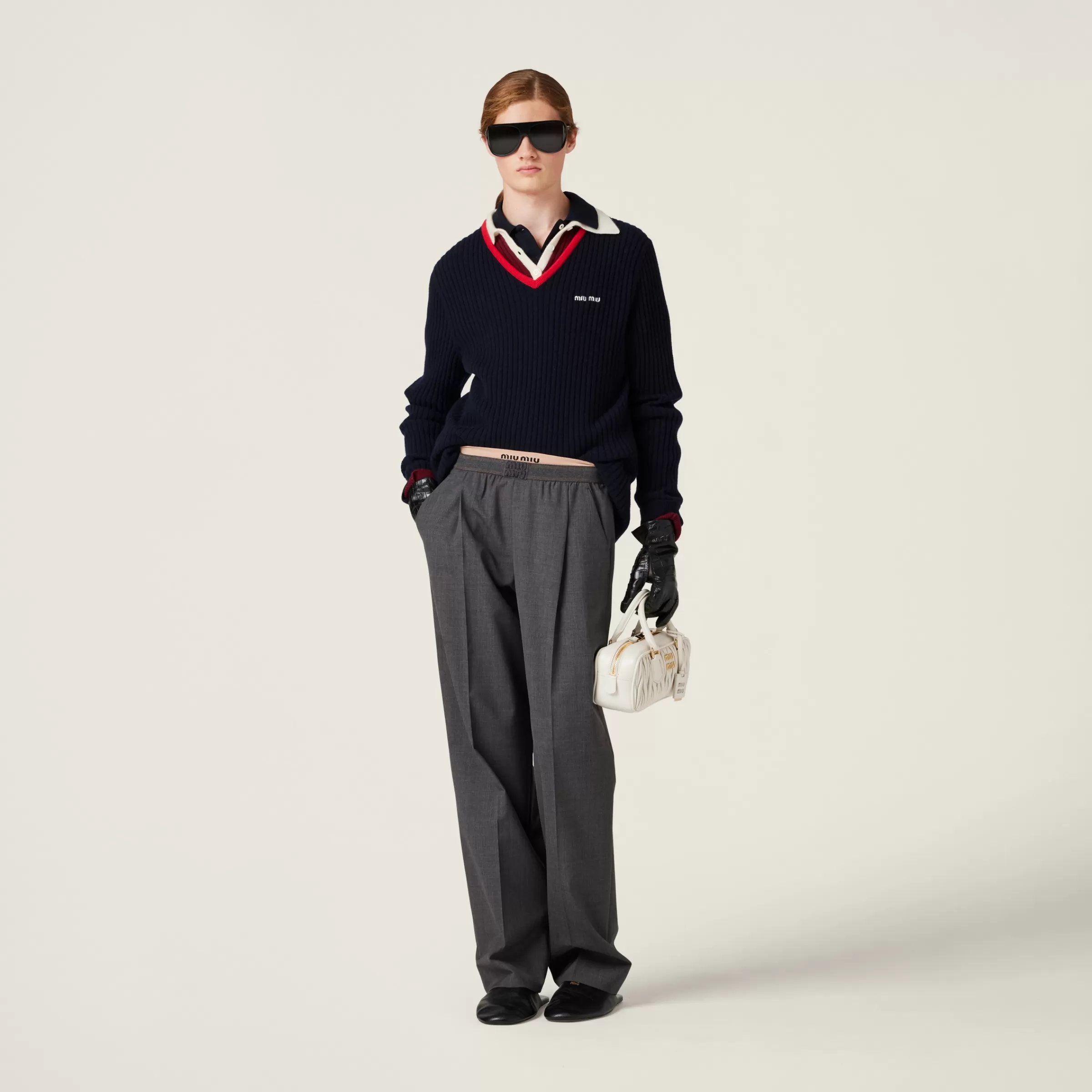 Superfine wool pants>Miu Miu New