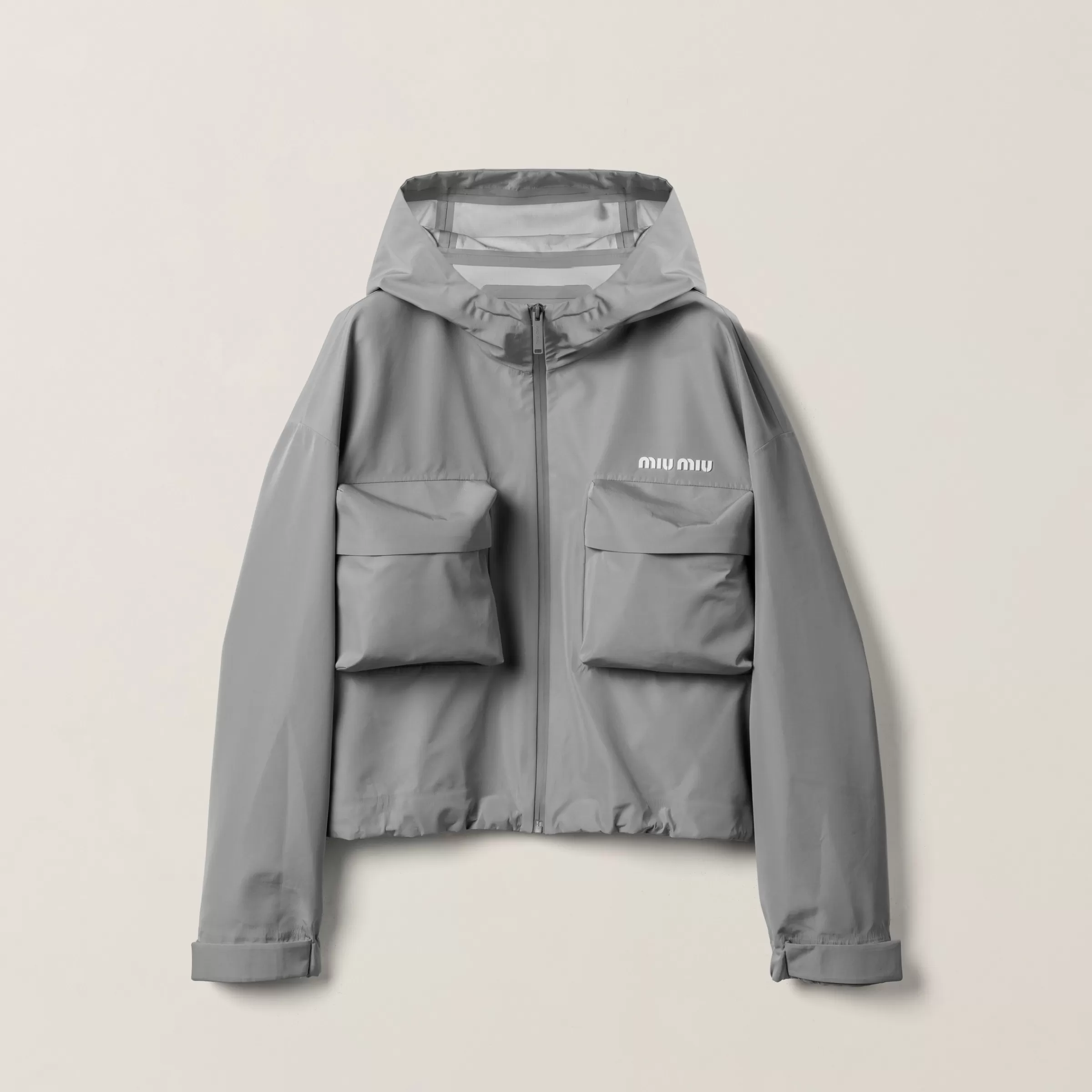 Tec canvas blouson>Miu Miu Hot