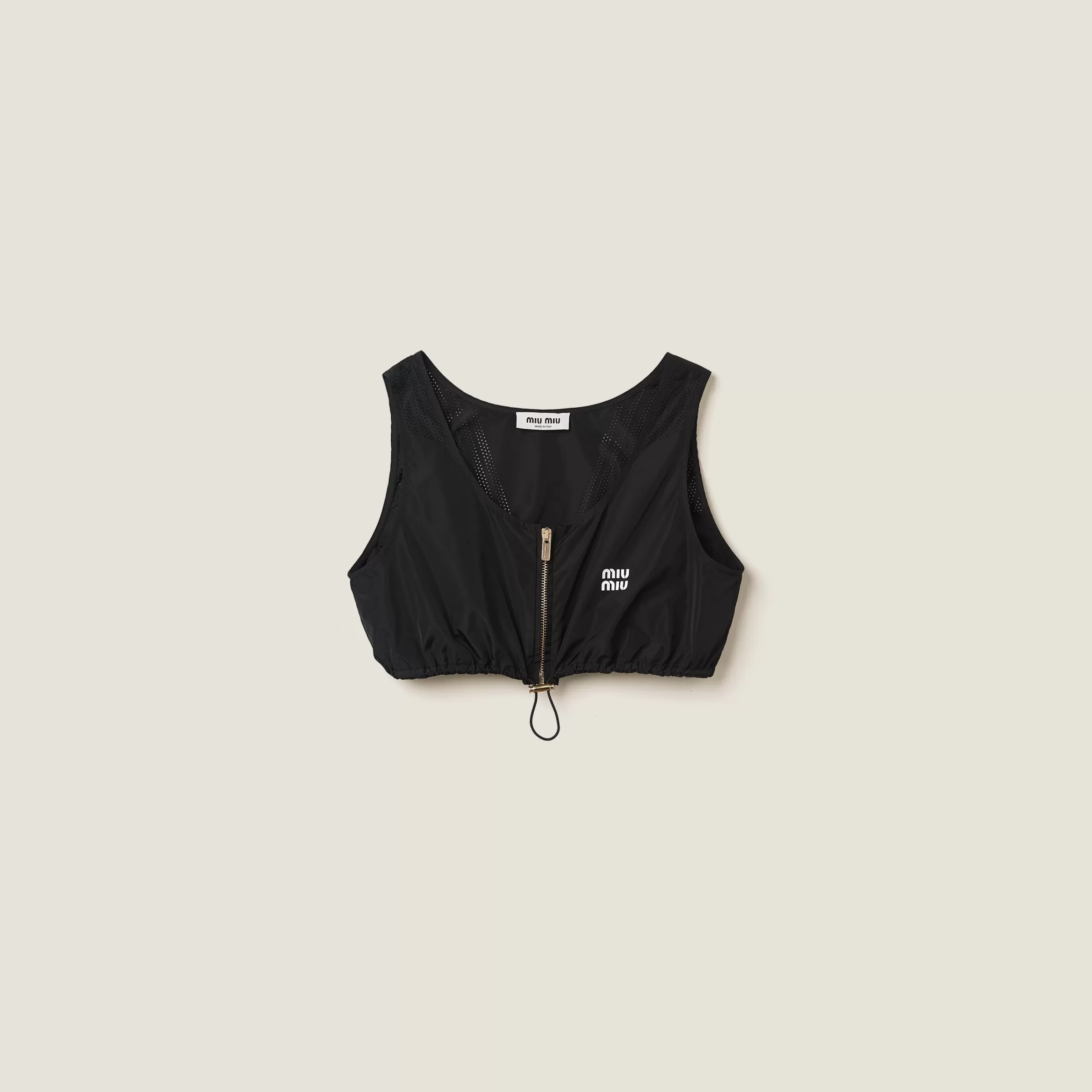 Technical silk top>Miu Miu New