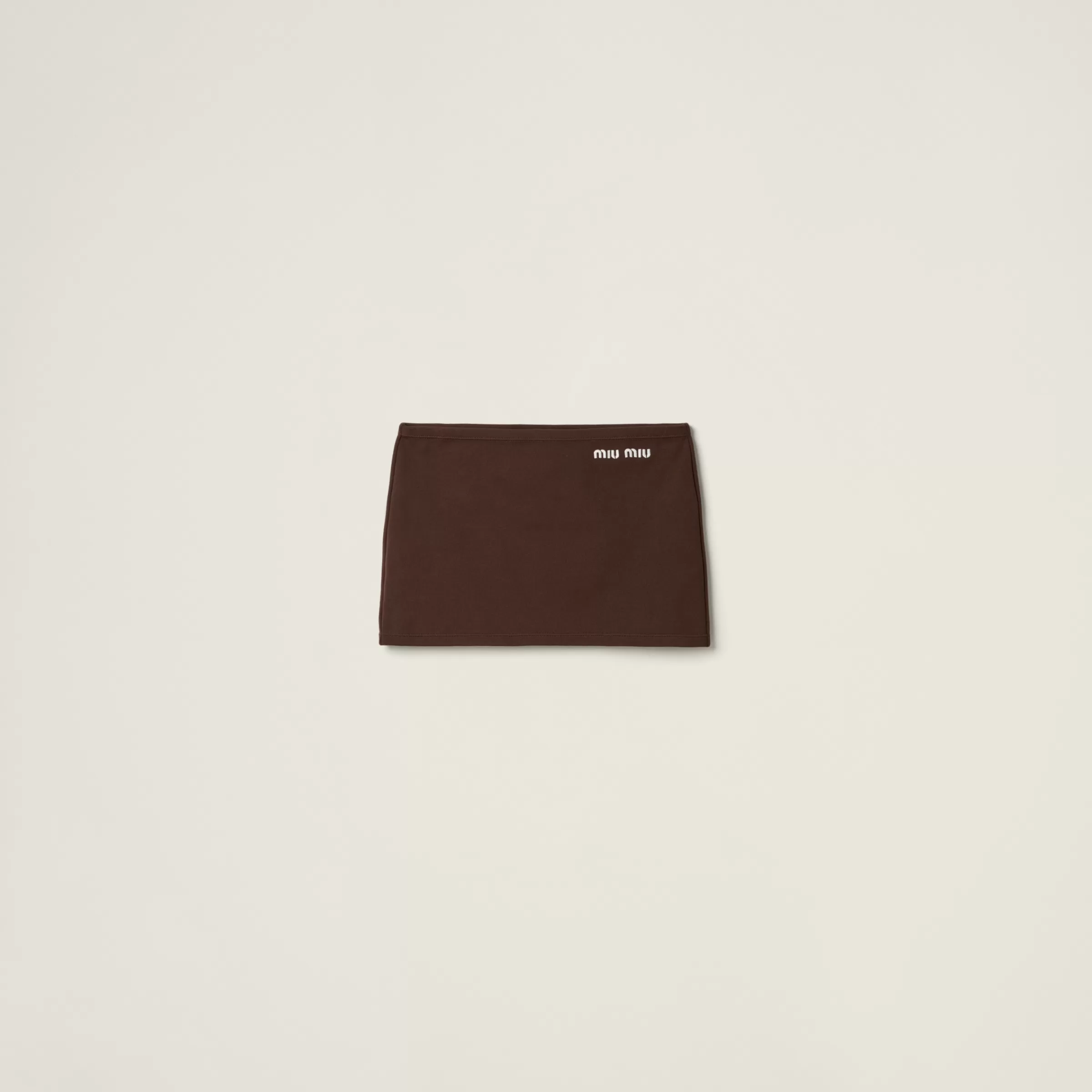Technical yarn miniskirt>Miu Miu Outlet