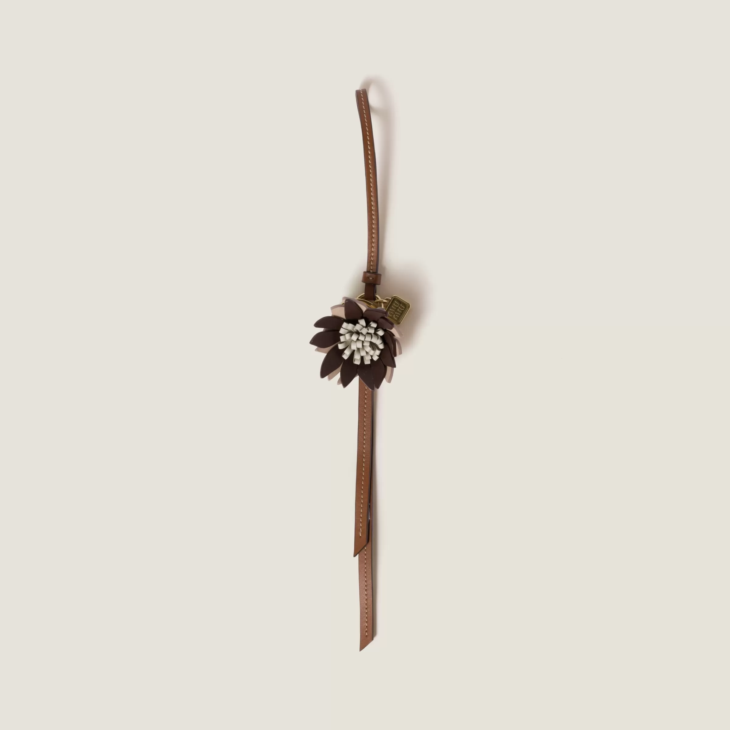 Trick leather keyring>Miu Miu Shop